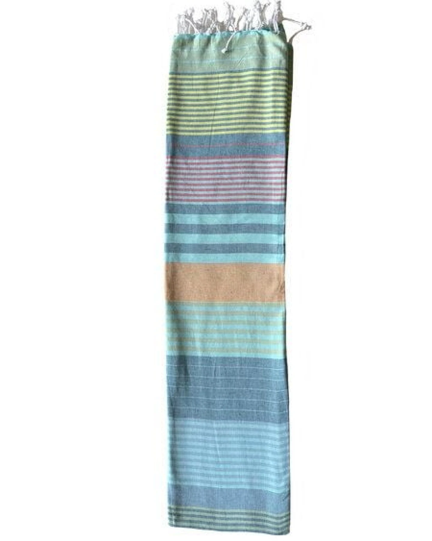 Karawan authentic Fouta Hamamtuch aus reiner Bio-Baumwolle 200 × 100 cm (Stil SUD) – Ansicht 4