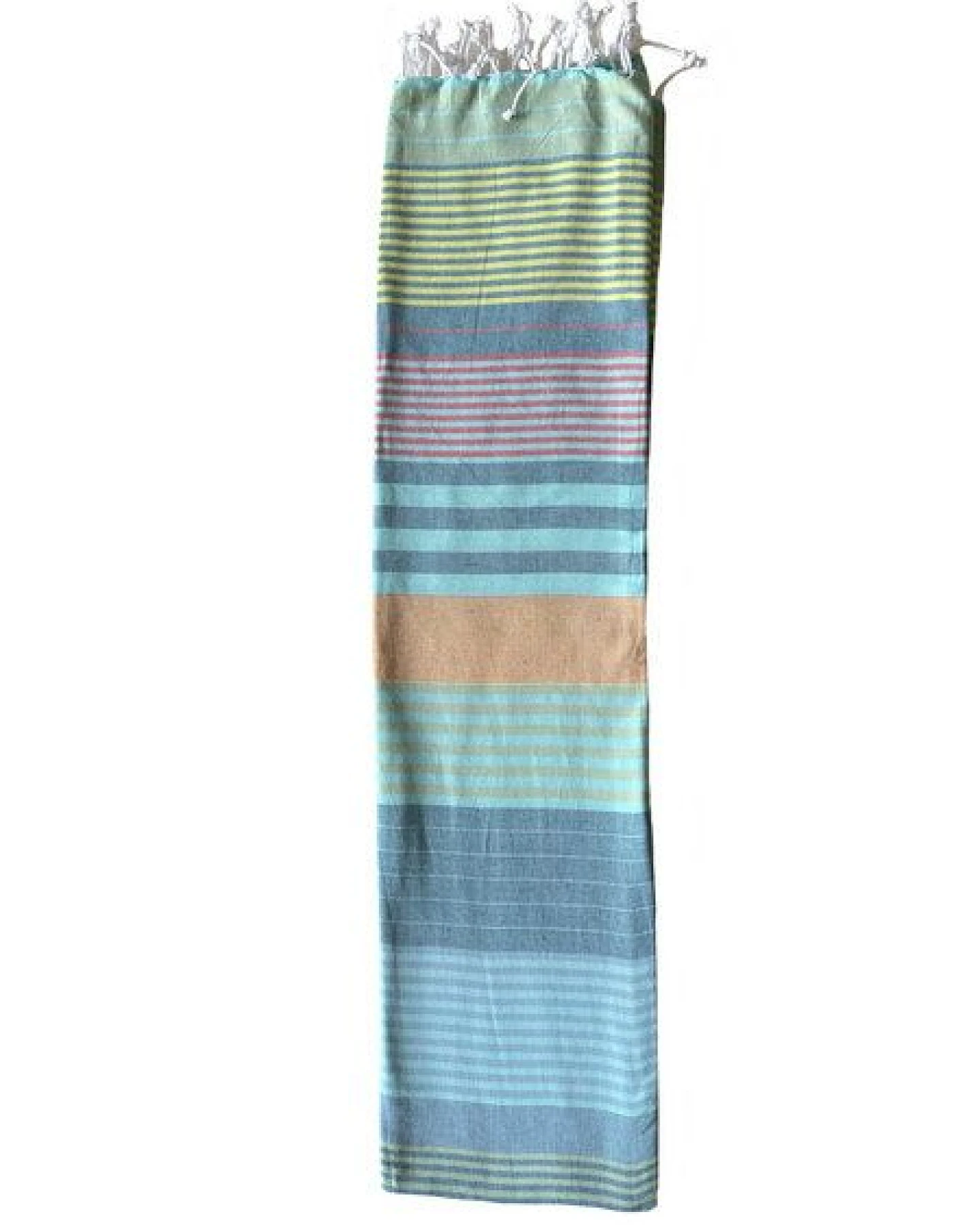 Karawan authentic Fouta Hamamtuch aus reiner Bio-Baumwolle 200 × 100 cm (Stil SUD) – Ansicht 4