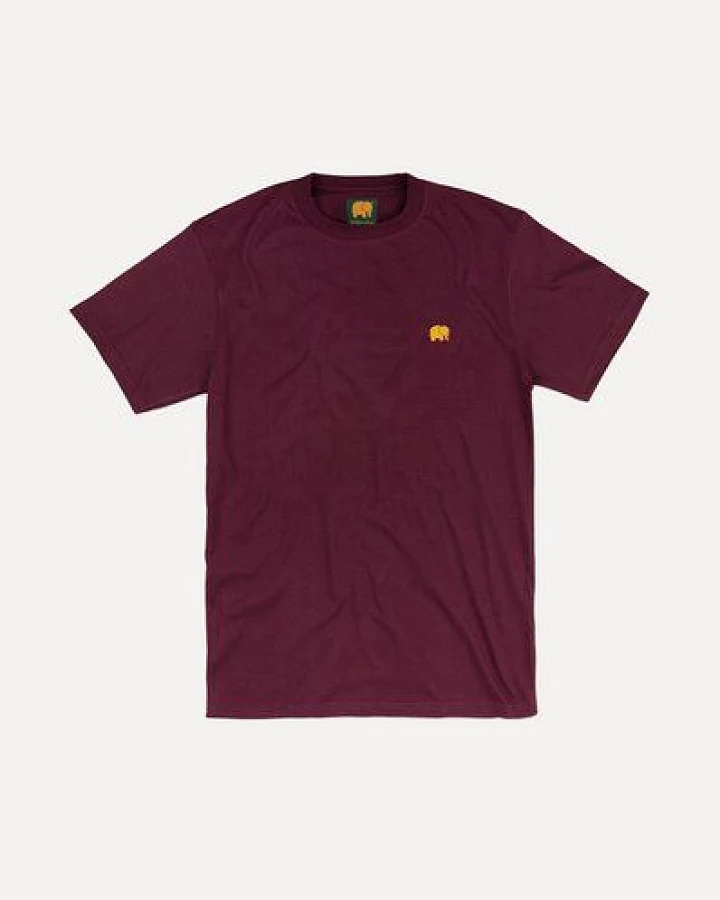 Trendsplant Organic Essential T-Shirt Burgundy
