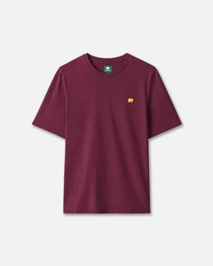 Trendsplant Organic Essential T-Shirt Burgundy