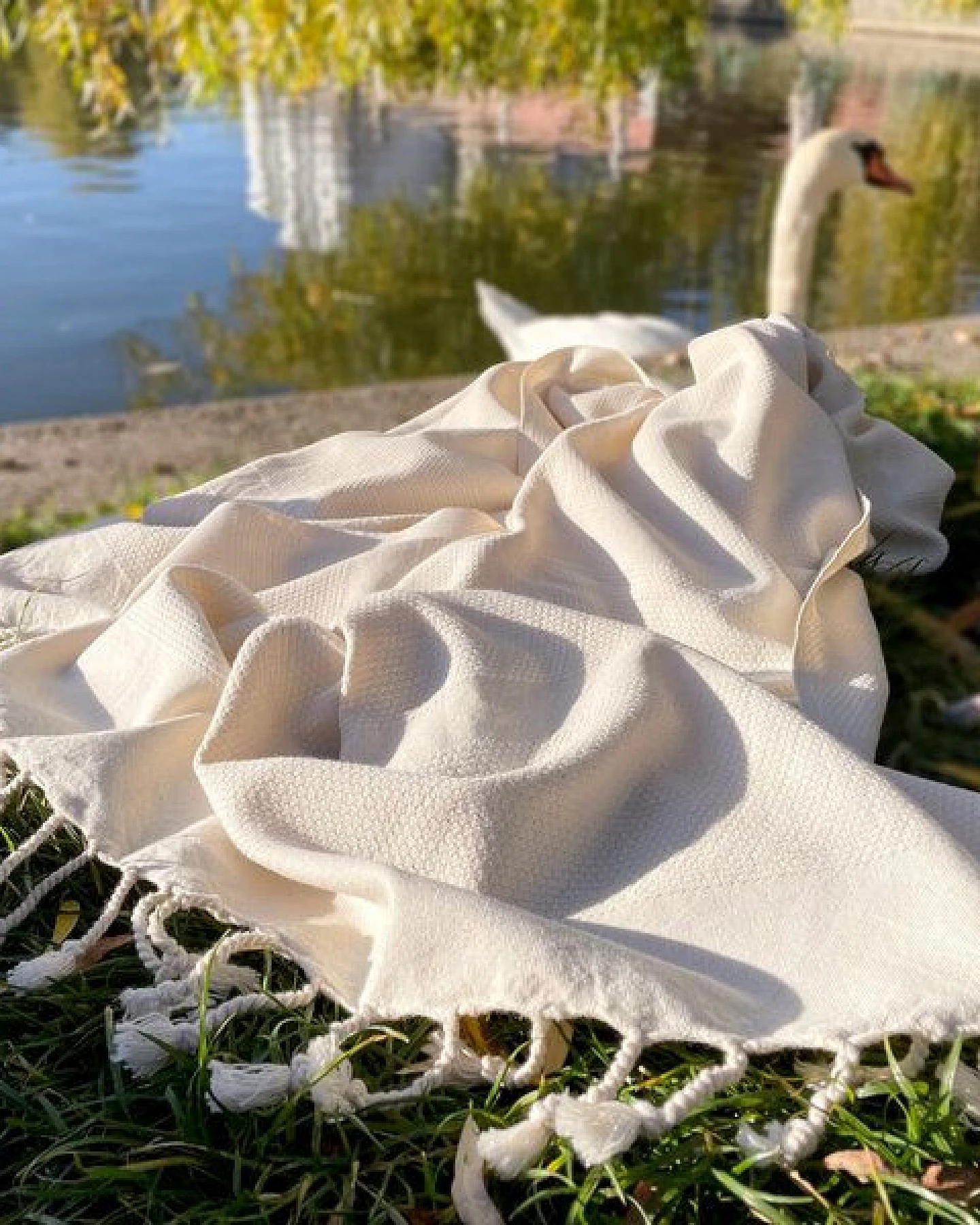 Yolunda Hamamtuch, Strandtuch Dalya Bio-Baumwolle in 16 Farben – Ansicht 3
