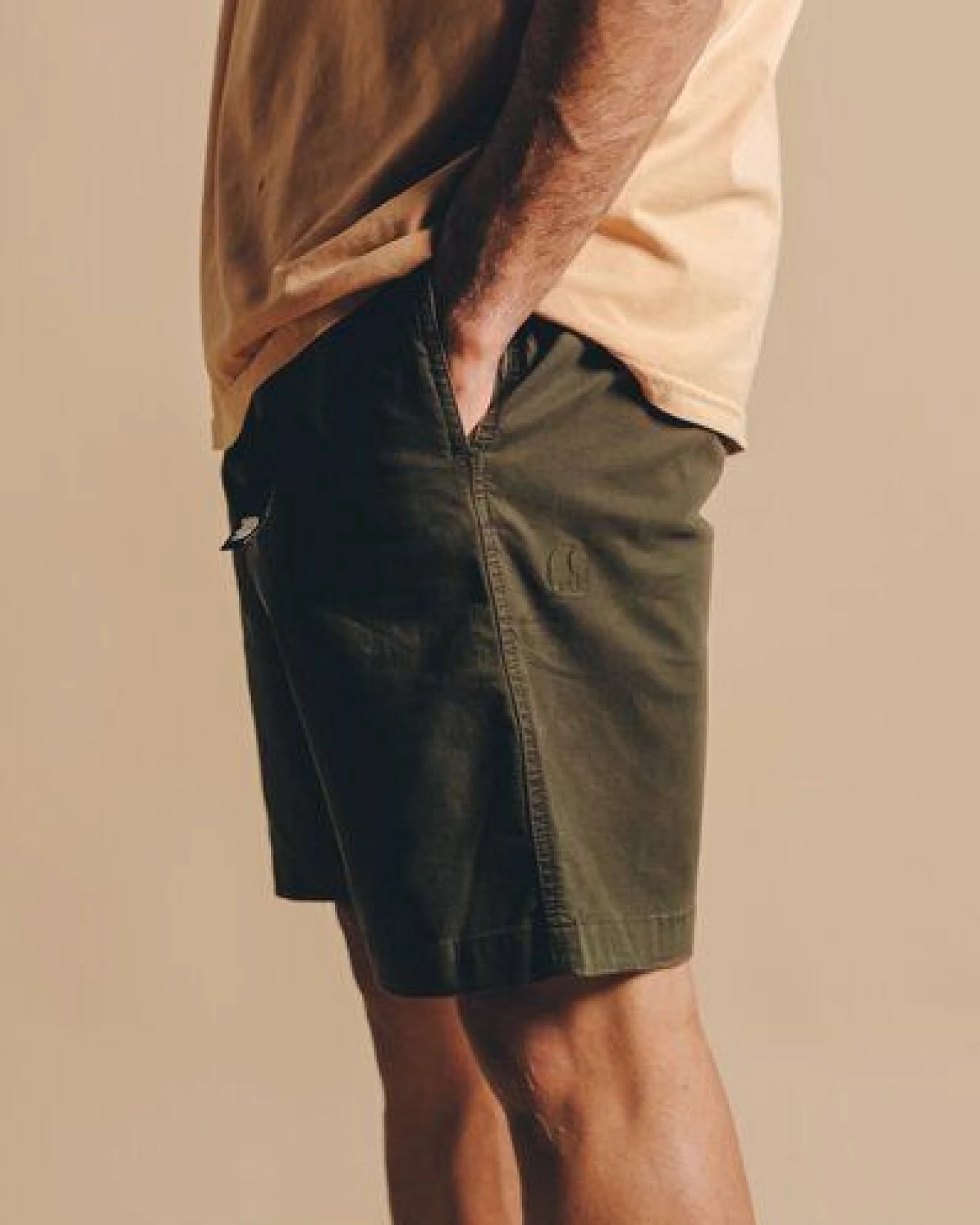 Trendsplant Ecodye Cotton Climber Shorts Ivy Green – Ansicht 2