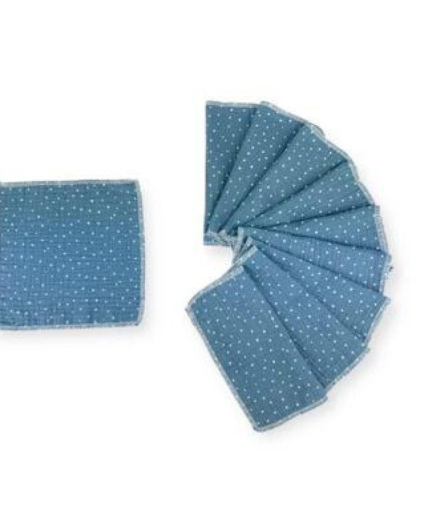 NoWaste Wrapping NoWaste Stofftaschentücher Taschentücher aus Stoff 10er SET ver. Motive – Ansicht 2