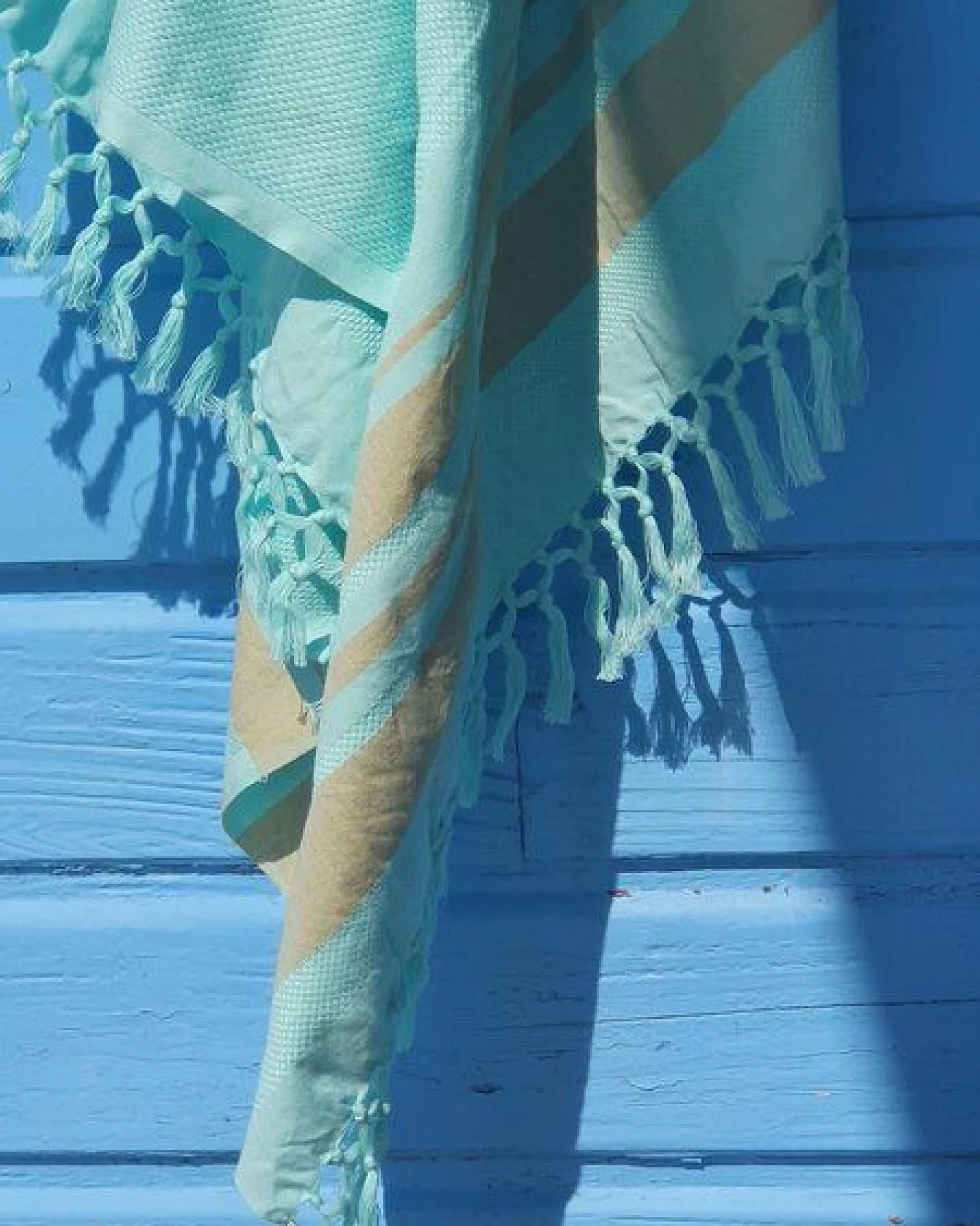 Karawan authentic Fouta / Hammamtuch aus Biobaumwolle / Garden Kollektion – Ansicht 3