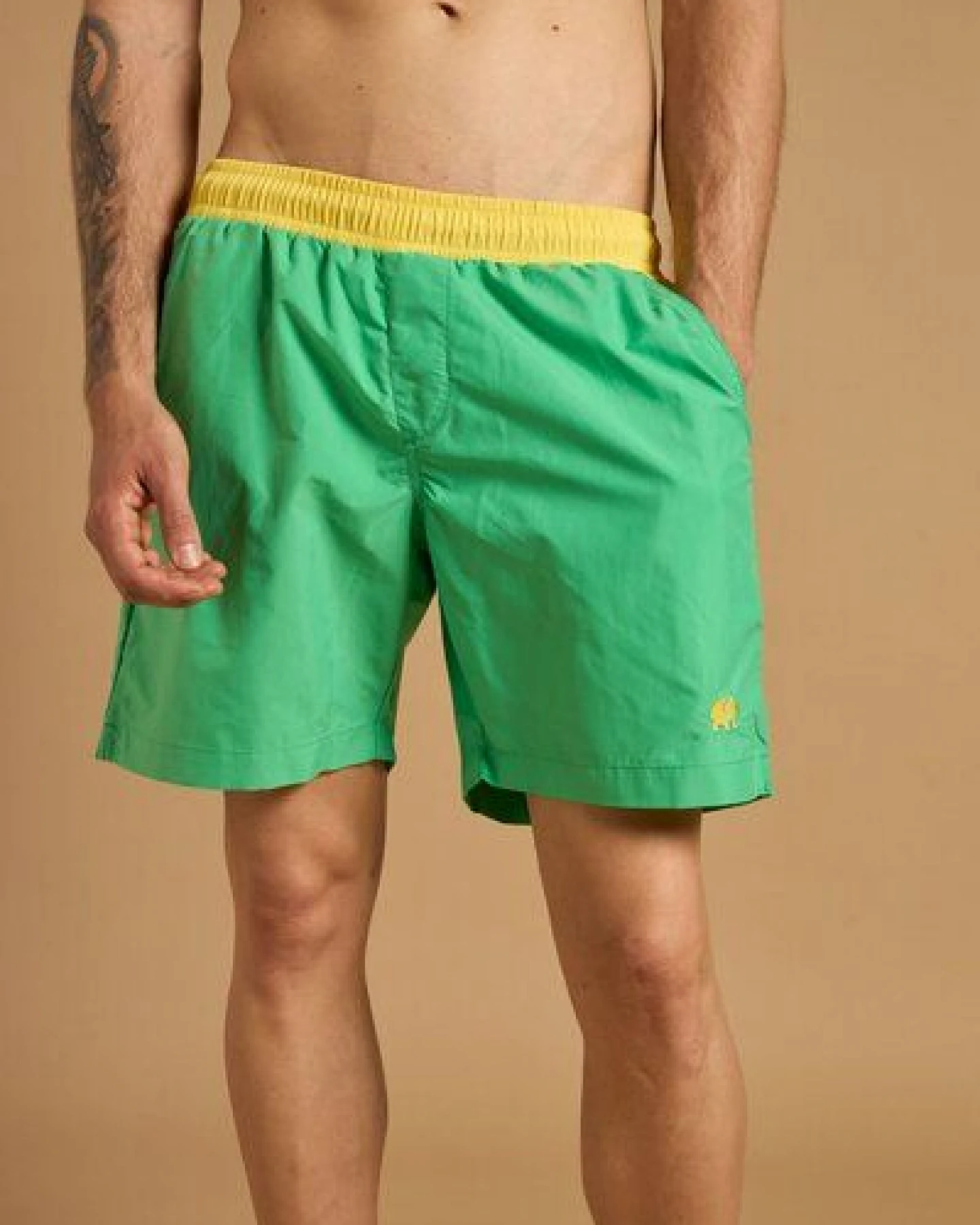 Trendsplant Color Block Q-Nova® Swim Trunks Spring Green – Ansicht 2