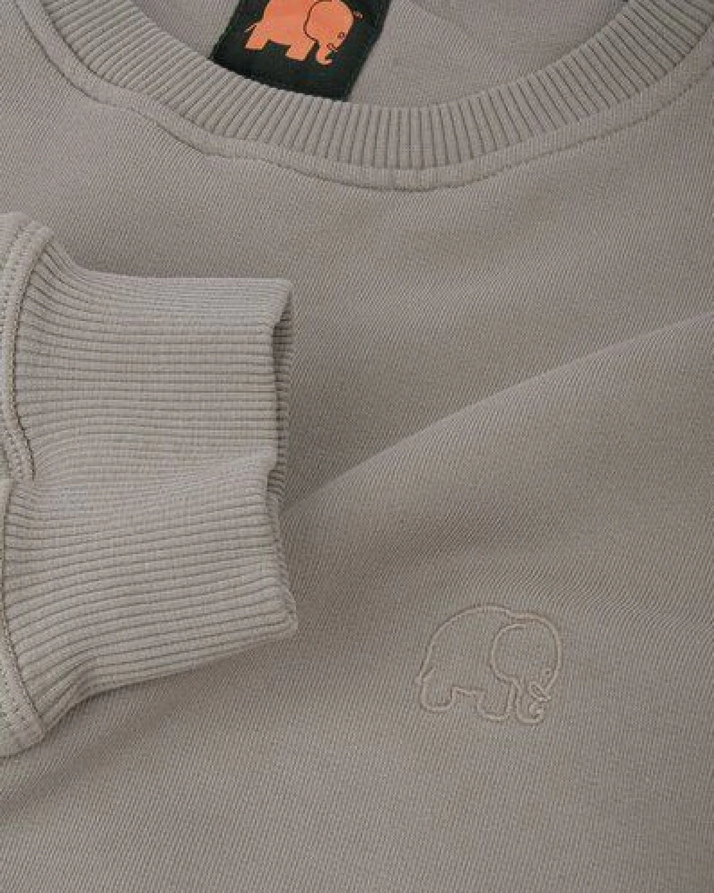 Trendsplant Essential Garment Heavyweight Sweatshirt Organic Gray – Ansicht 3