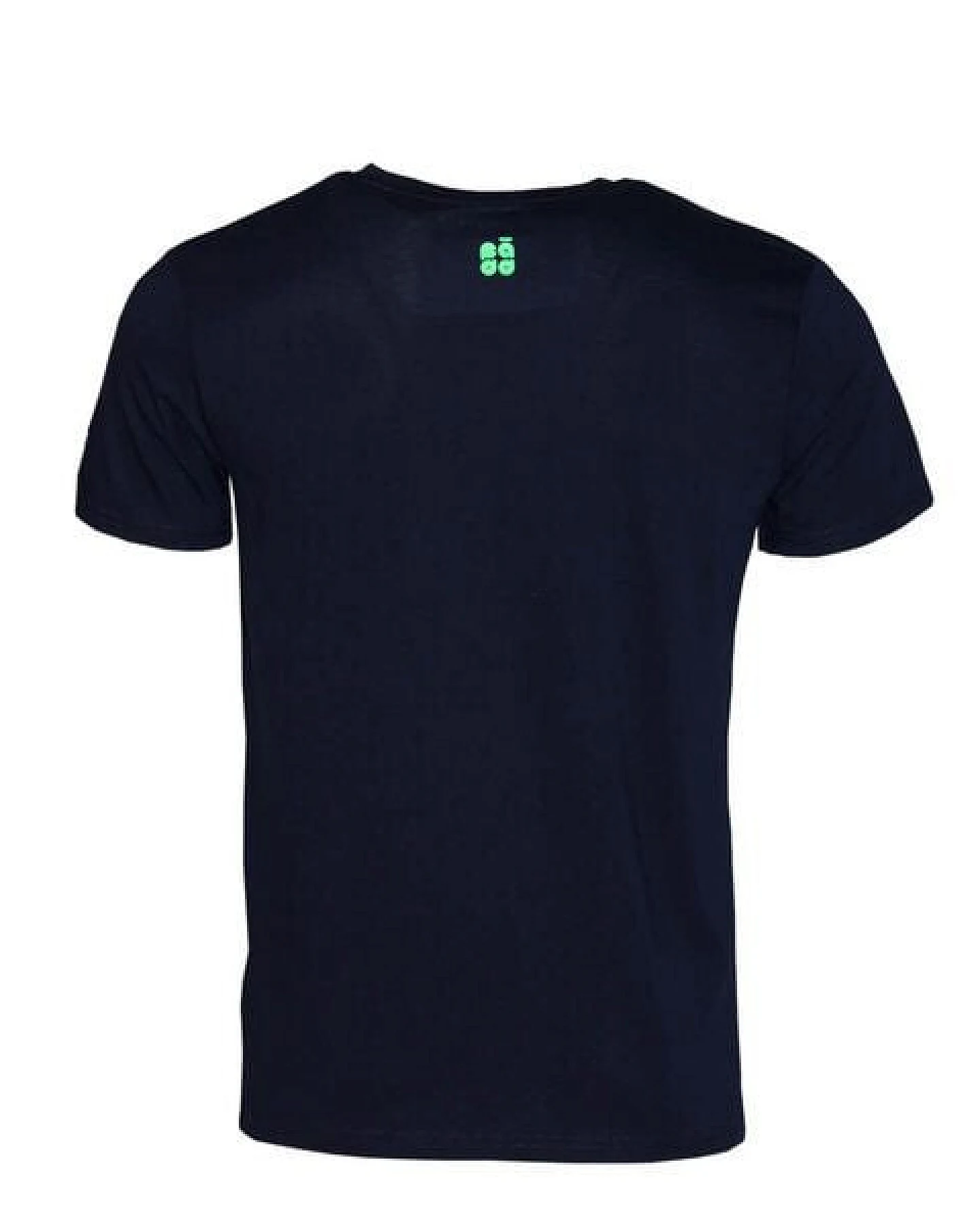FÄDD Herren T-Shirt Rundhals aus Bio-Baumwolle "Nordlicht BT" Navy Blau – Ansicht 3
