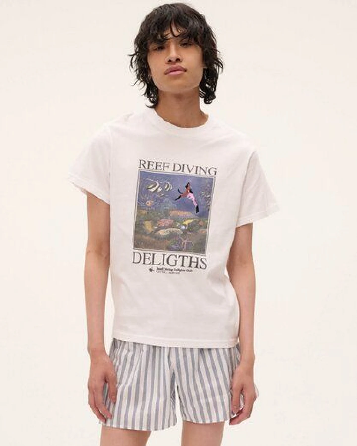 CARNE BOLLENTE T-Shirt Reef Diving Delights aus biologisch angebauter Baumwolle – Ansicht 3