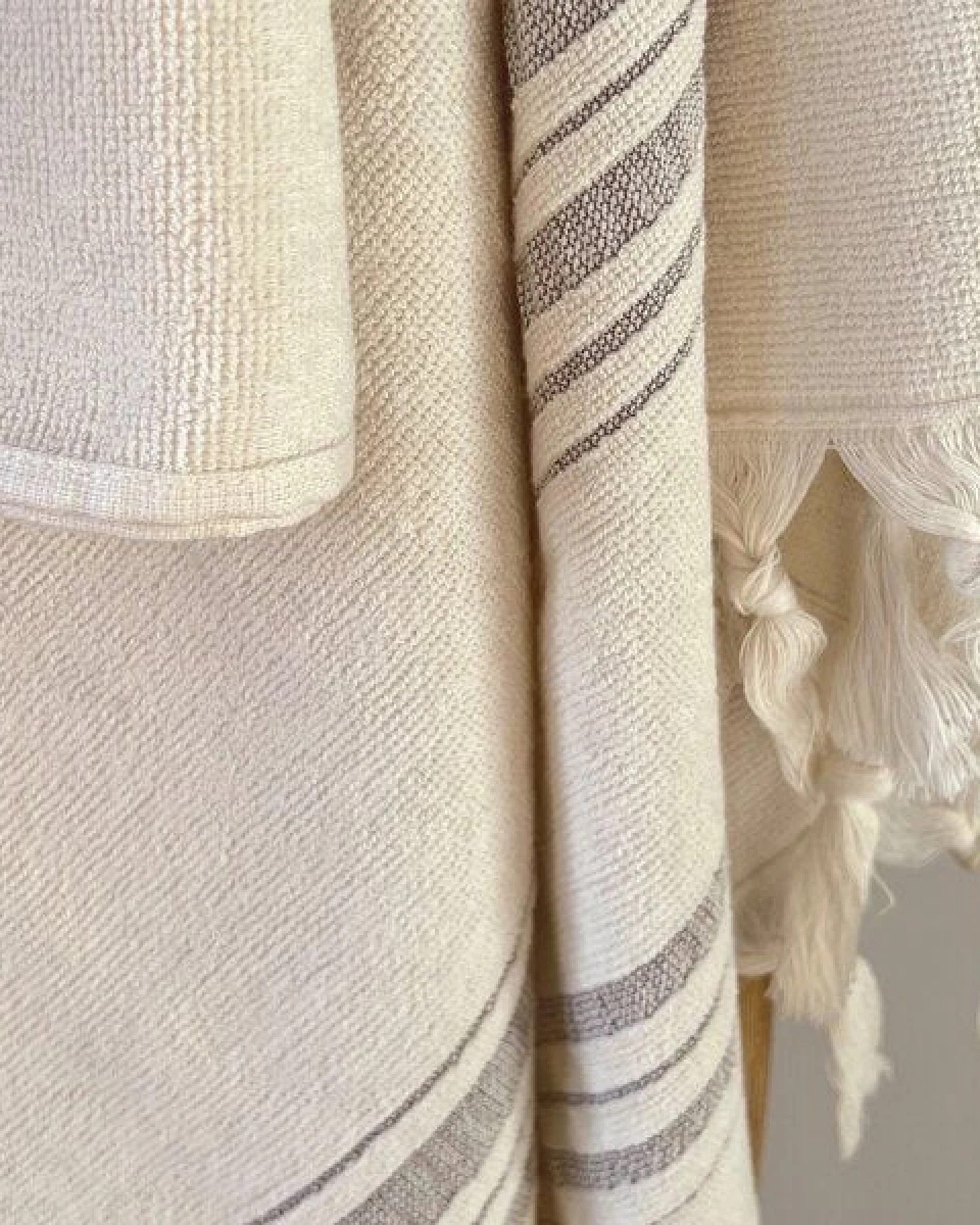 Karawan authentic Fouta / Hammamtuch aus Biobaumwolle - Dolce Collection – Ansicht 3
