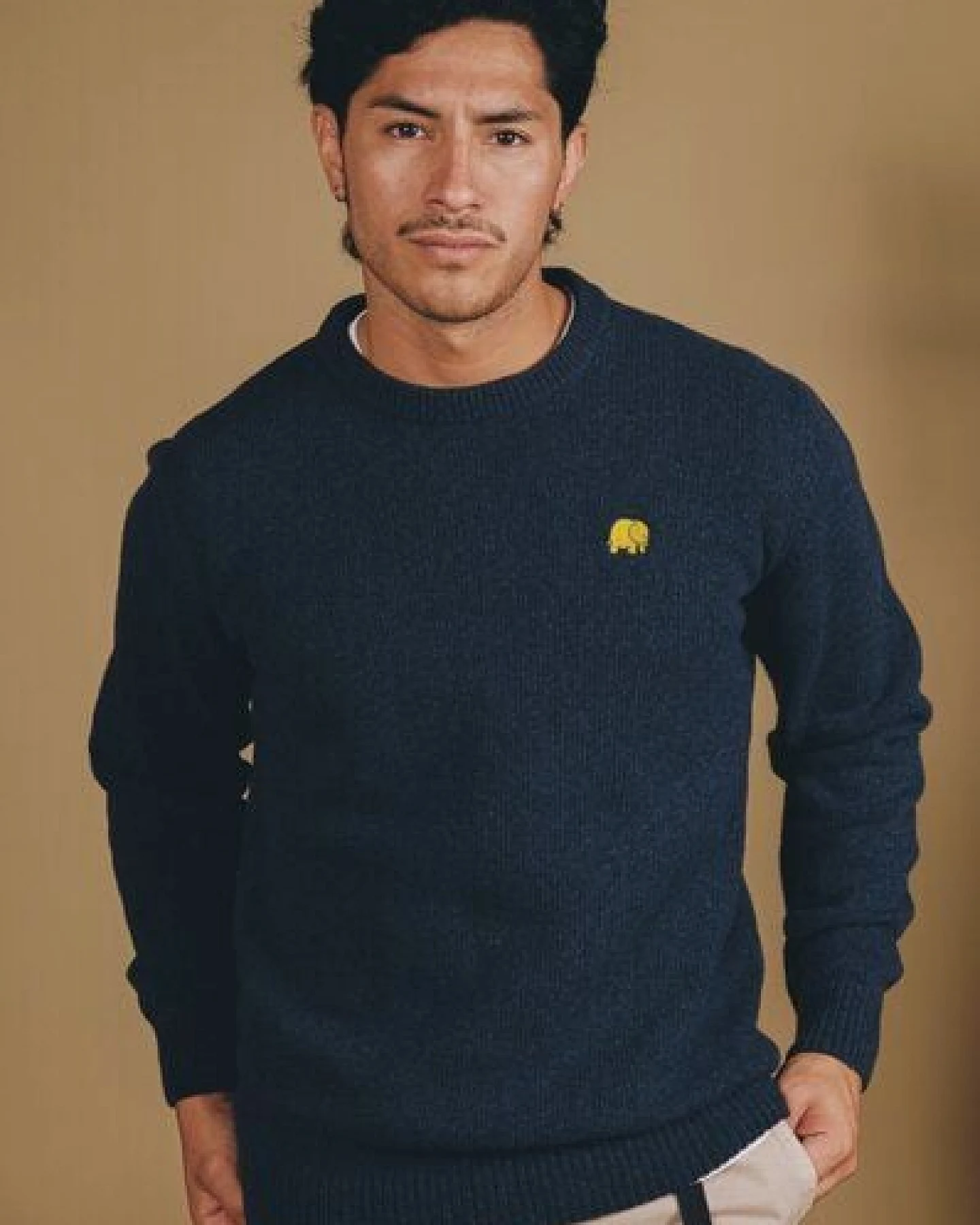 Trendsplant Sella Knit Blazer Navy – Ansicht 2