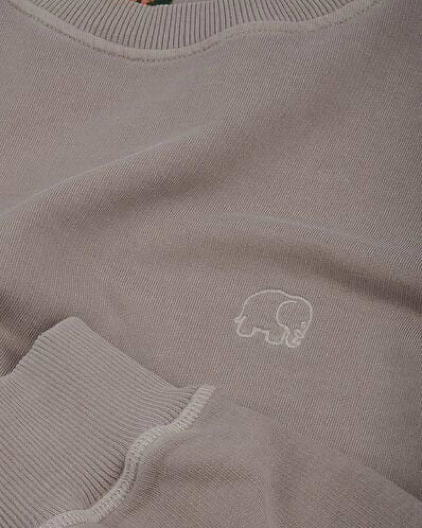 Trendsplant Essential Pigment Heavyweight Sweatshirt Elephant Skin – Ansicht 4