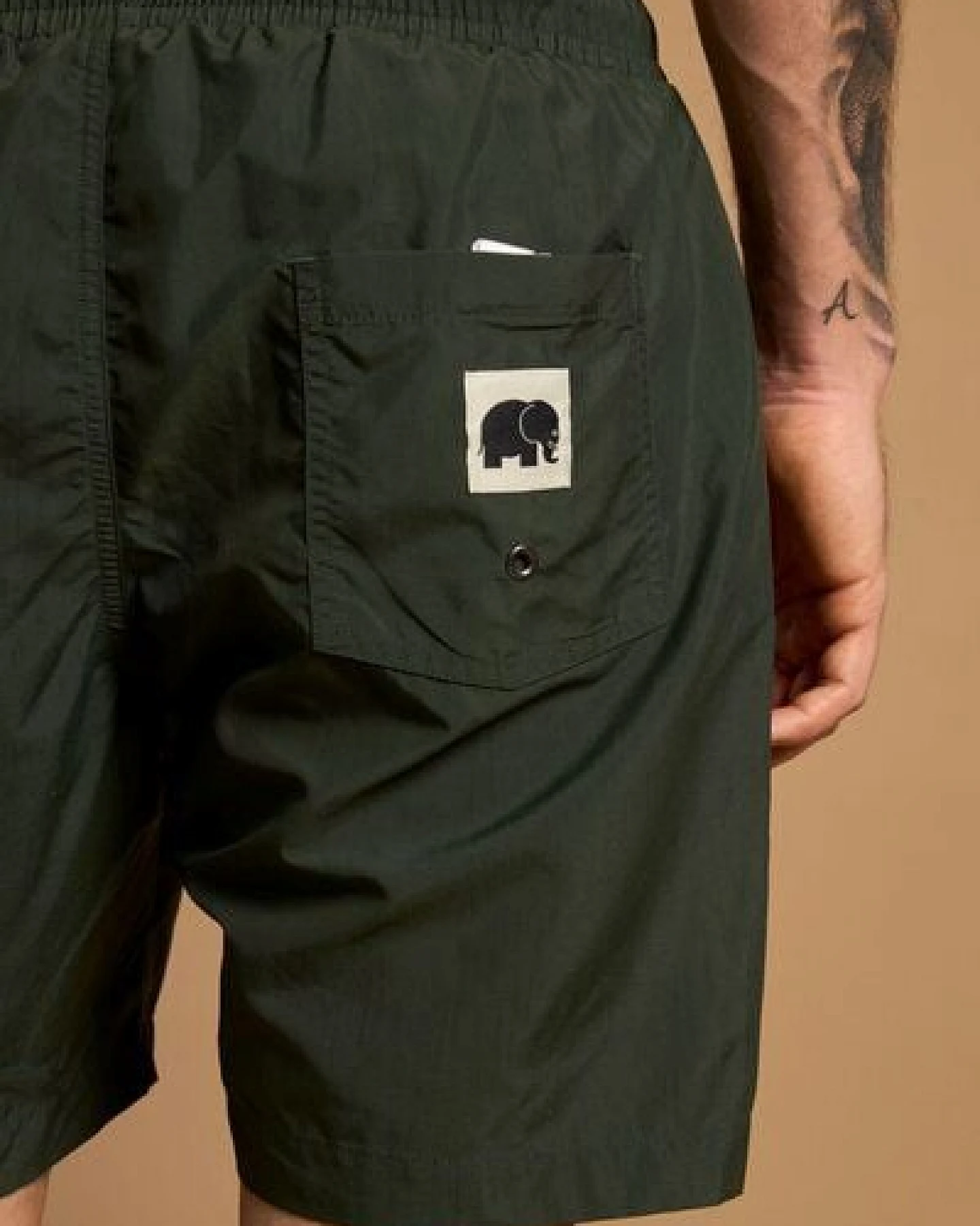 Trendsplant Essential Q-Nova® Swim Trunks Forest Green – Ansicht 4