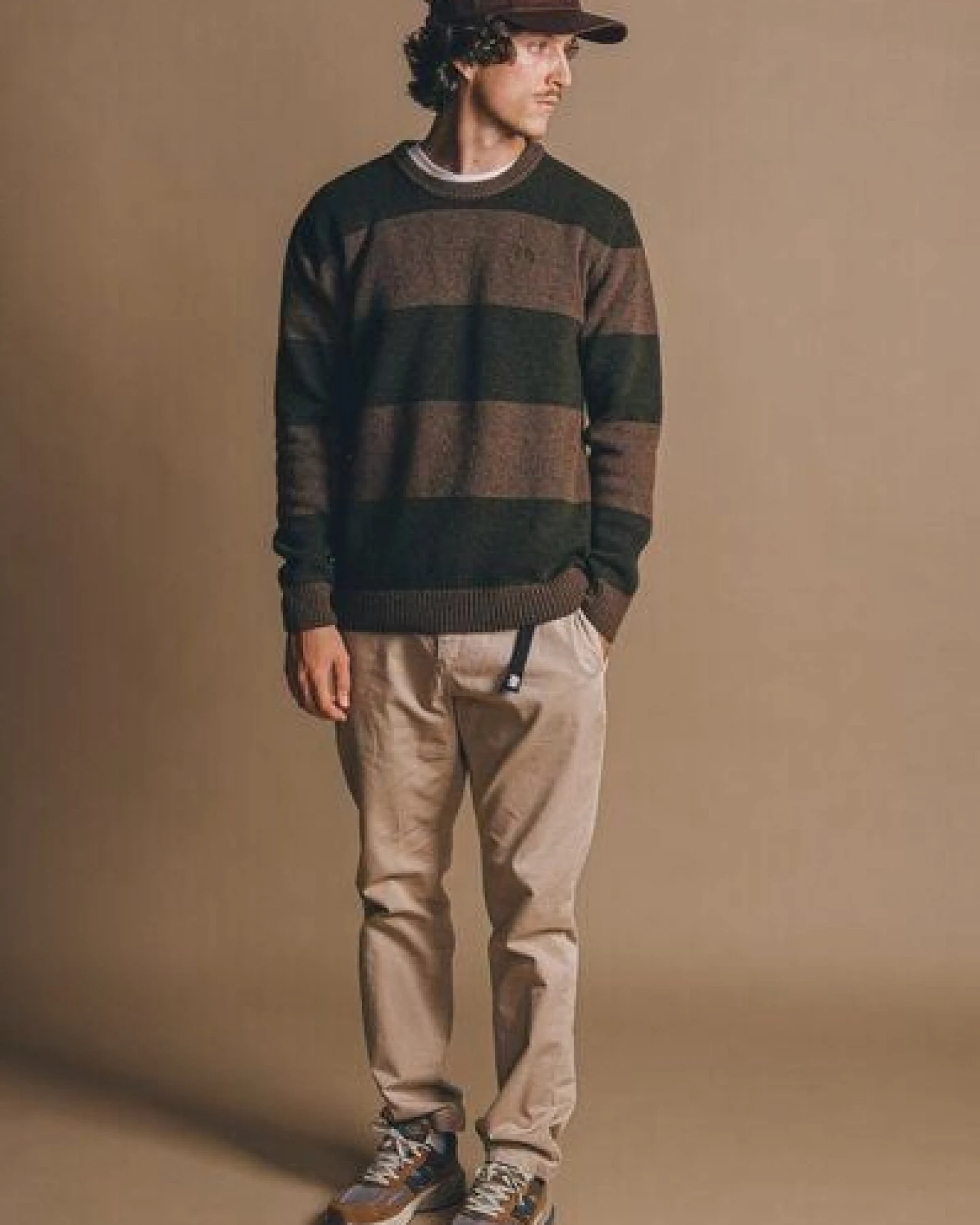 Trendsplant Sella Knit Cocoa Brown/Ivy Green – Ansicht 4