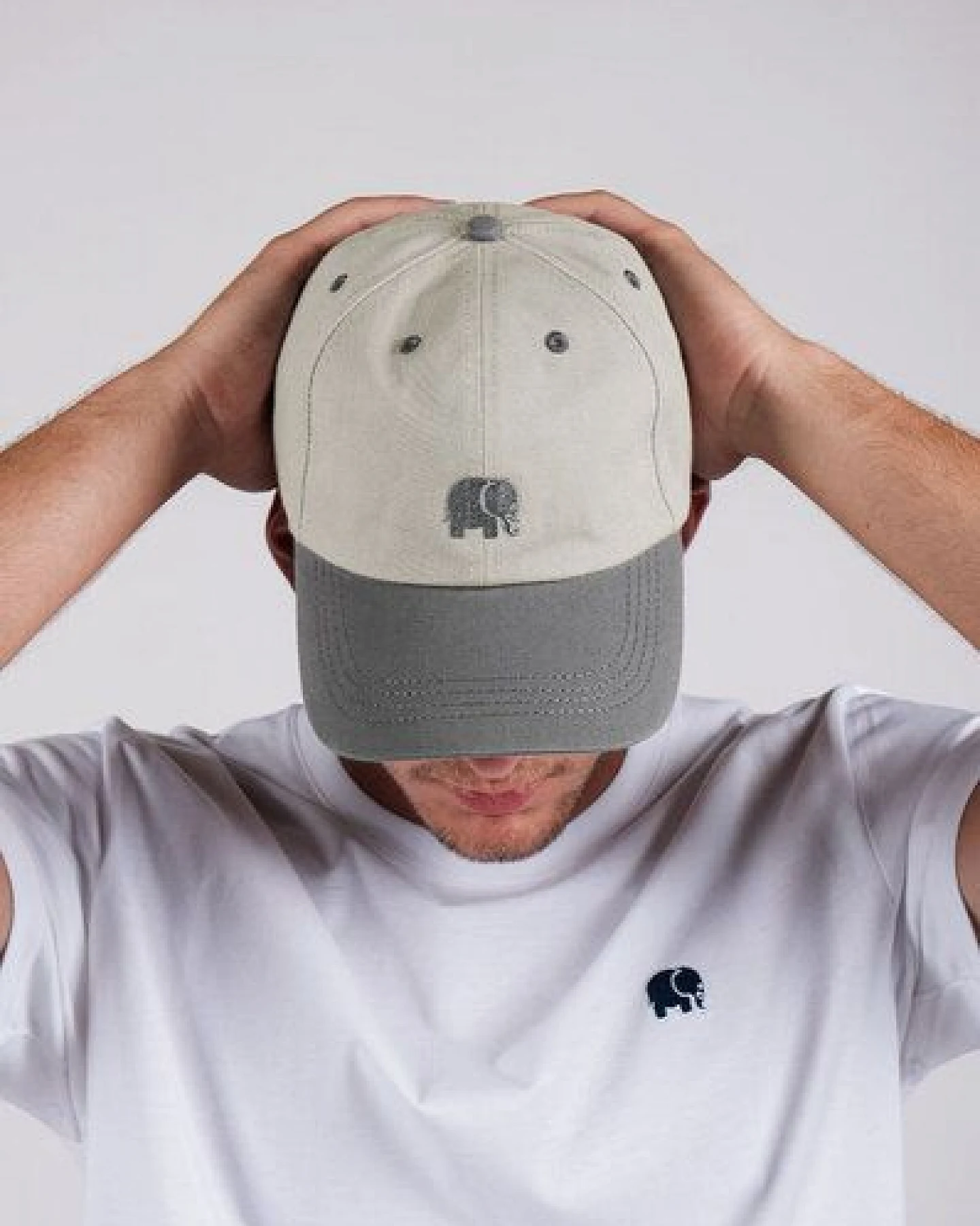 Trendsplant Logo Dad Cap Marengo Ecru – Ansicht 2