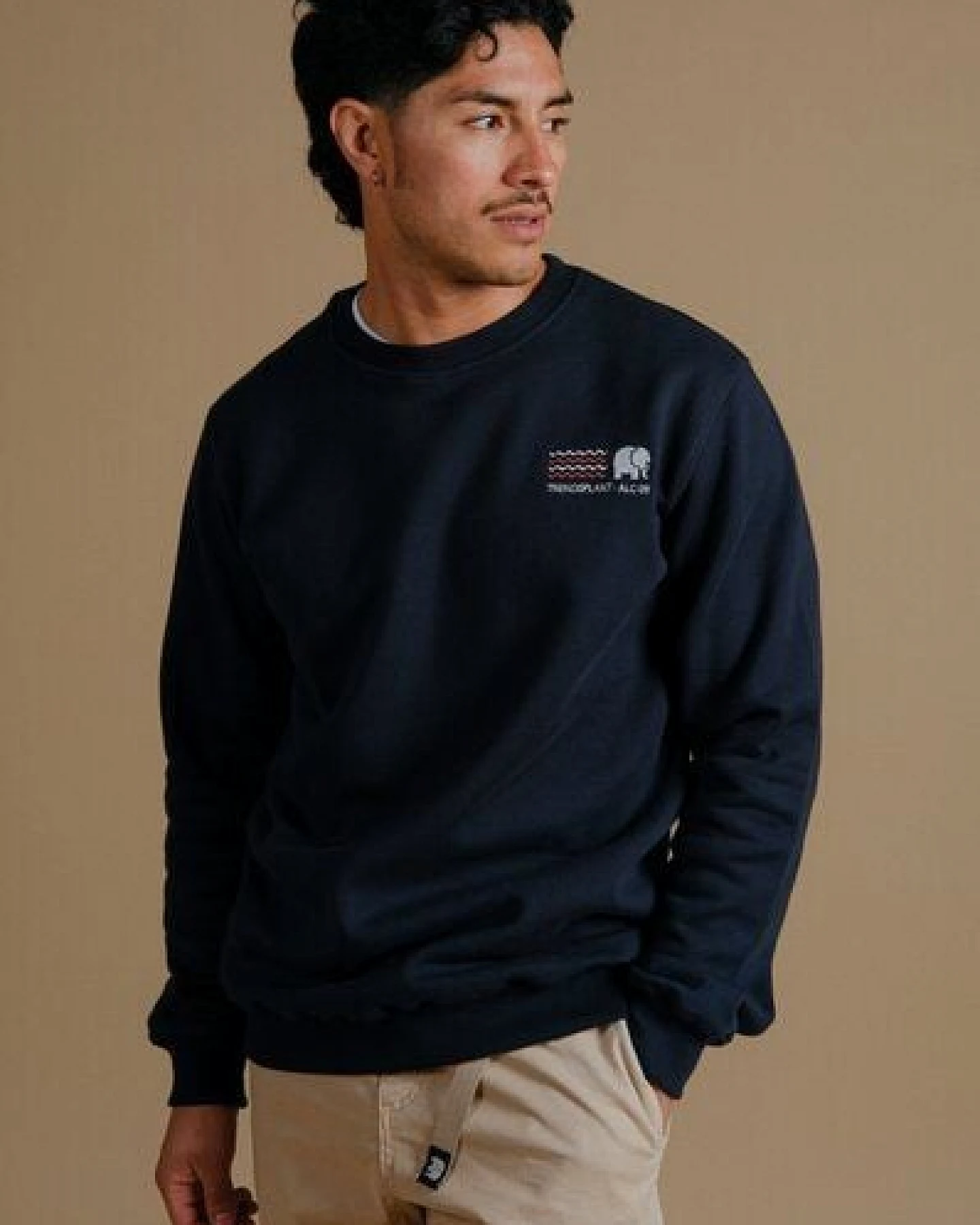 Trendsplant Explanada Organic Sweatshirt Blue – Ansicht 2