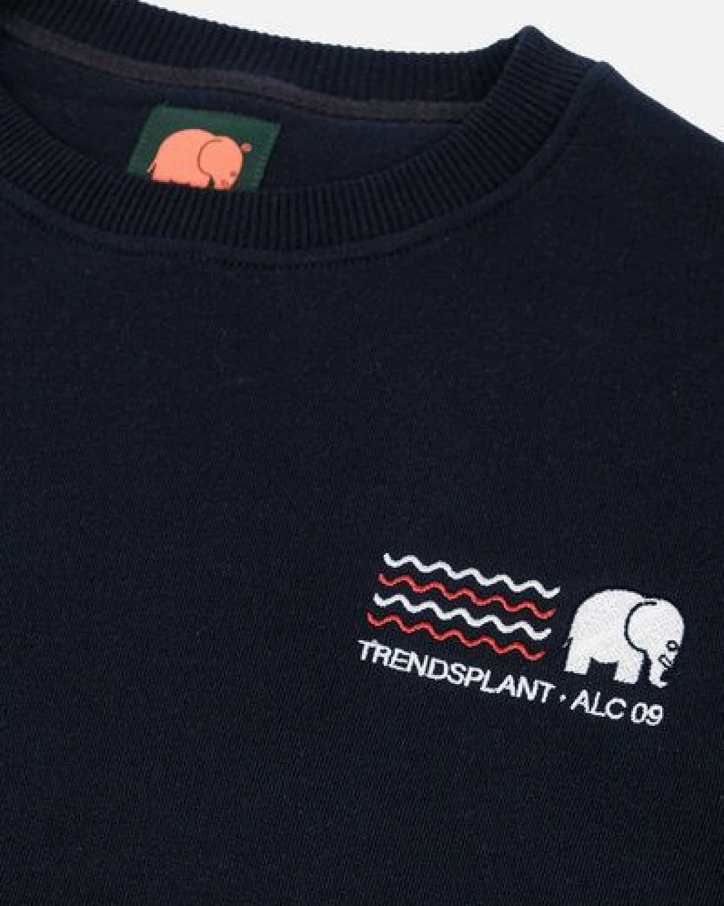 Trendsplant Explanada Organic Sweatshirt Blue – Ansicht 3