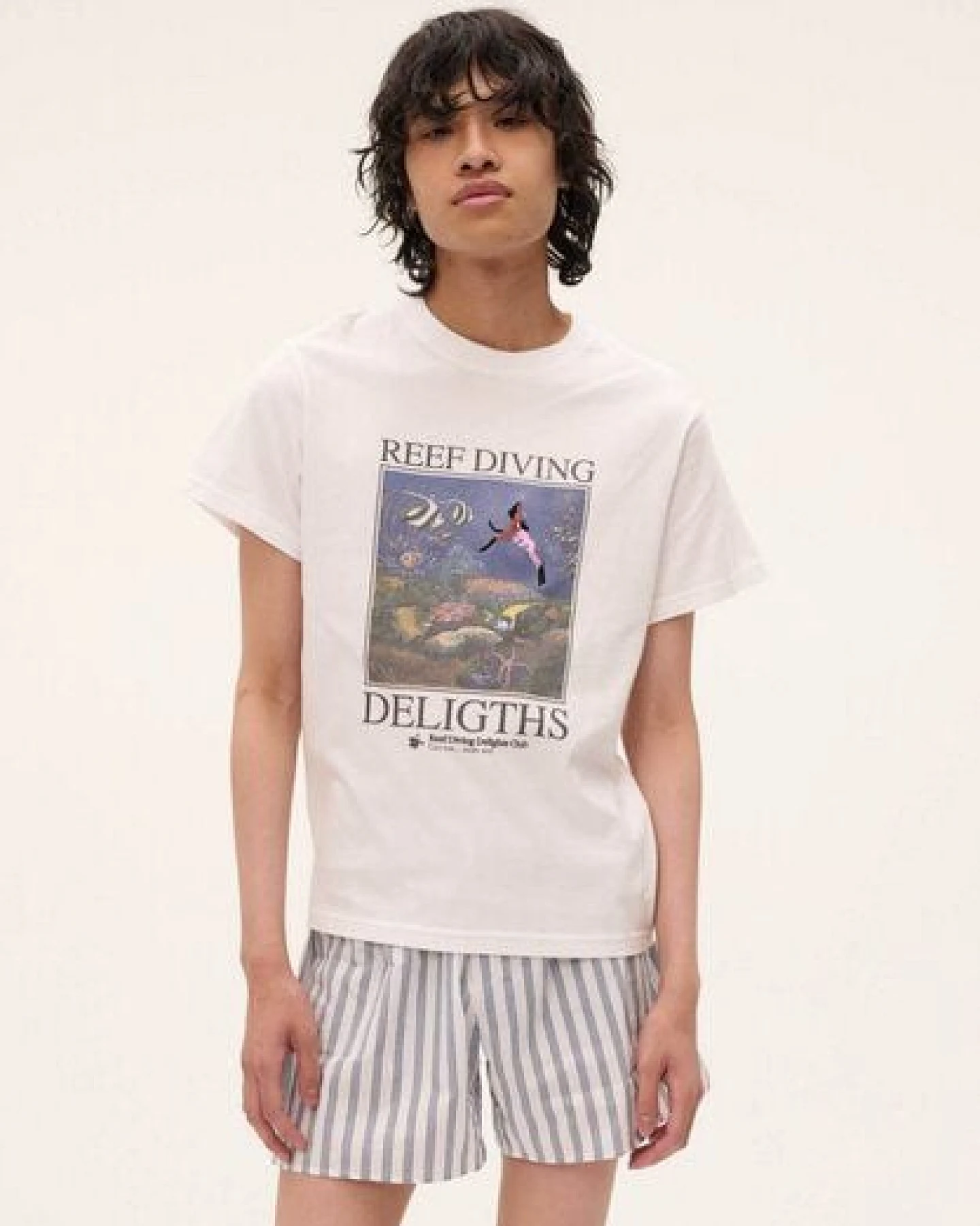 CARNE BOLLENTE T-Shirt Reef Diving Delights aus biologisch angebauter Baumwolle – Ansicht 3