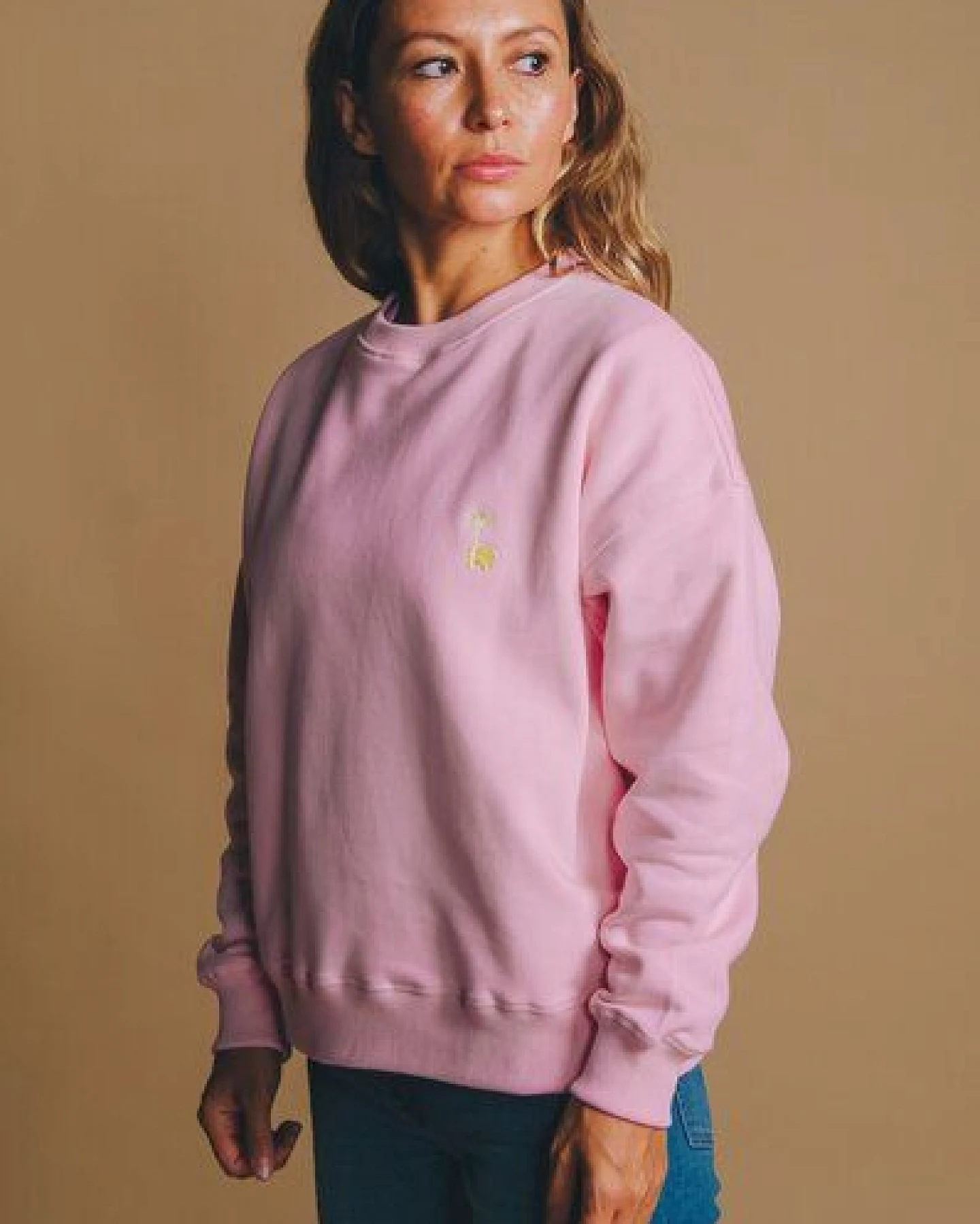 Women's Antonyo Marest x Trendsplant Essential Oversized Sweatshirt Gum Pink – Ansicht 2