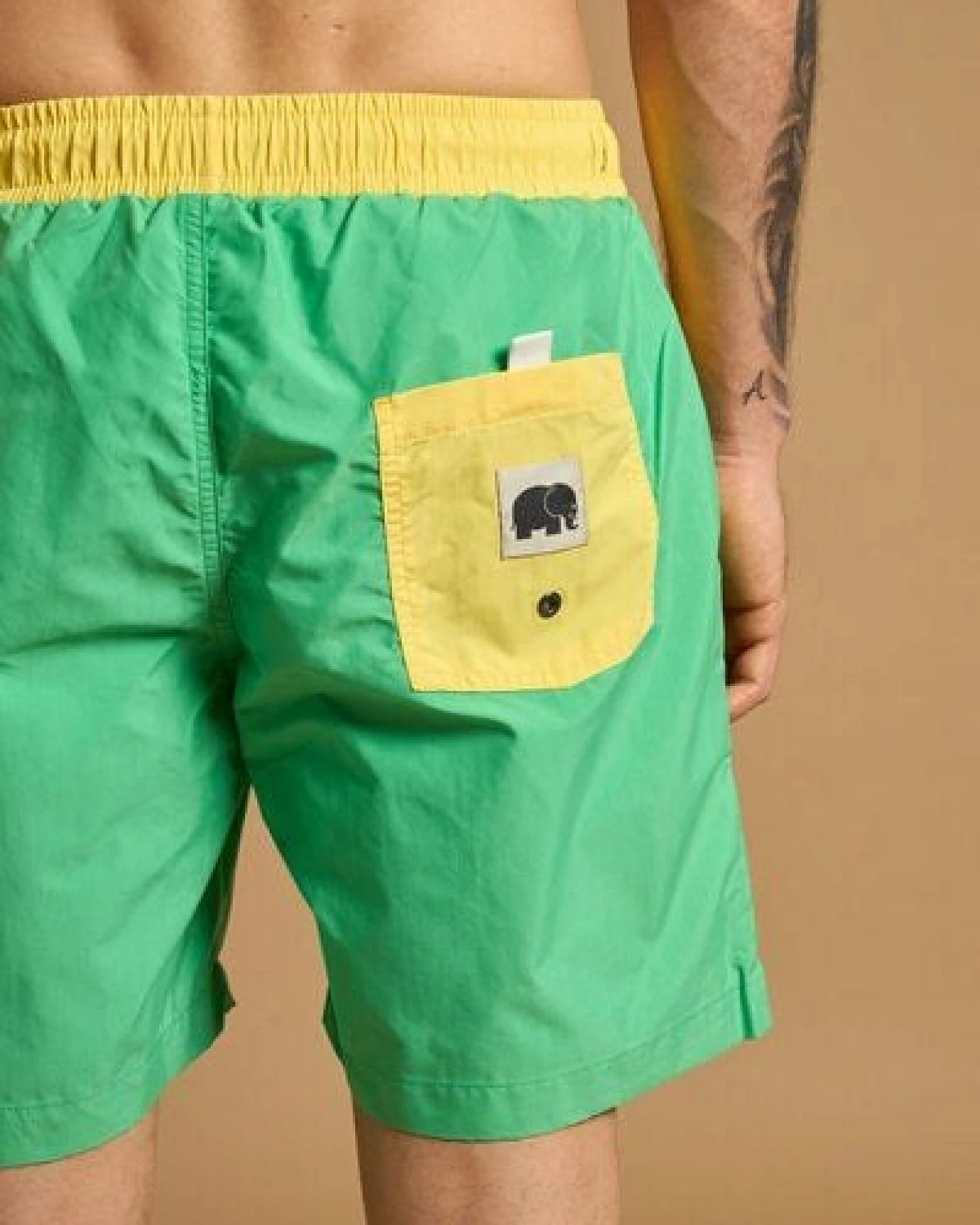 Trendsplant Color Block Q-Nova® Swim Trunks Spring Green – Ansicht 4