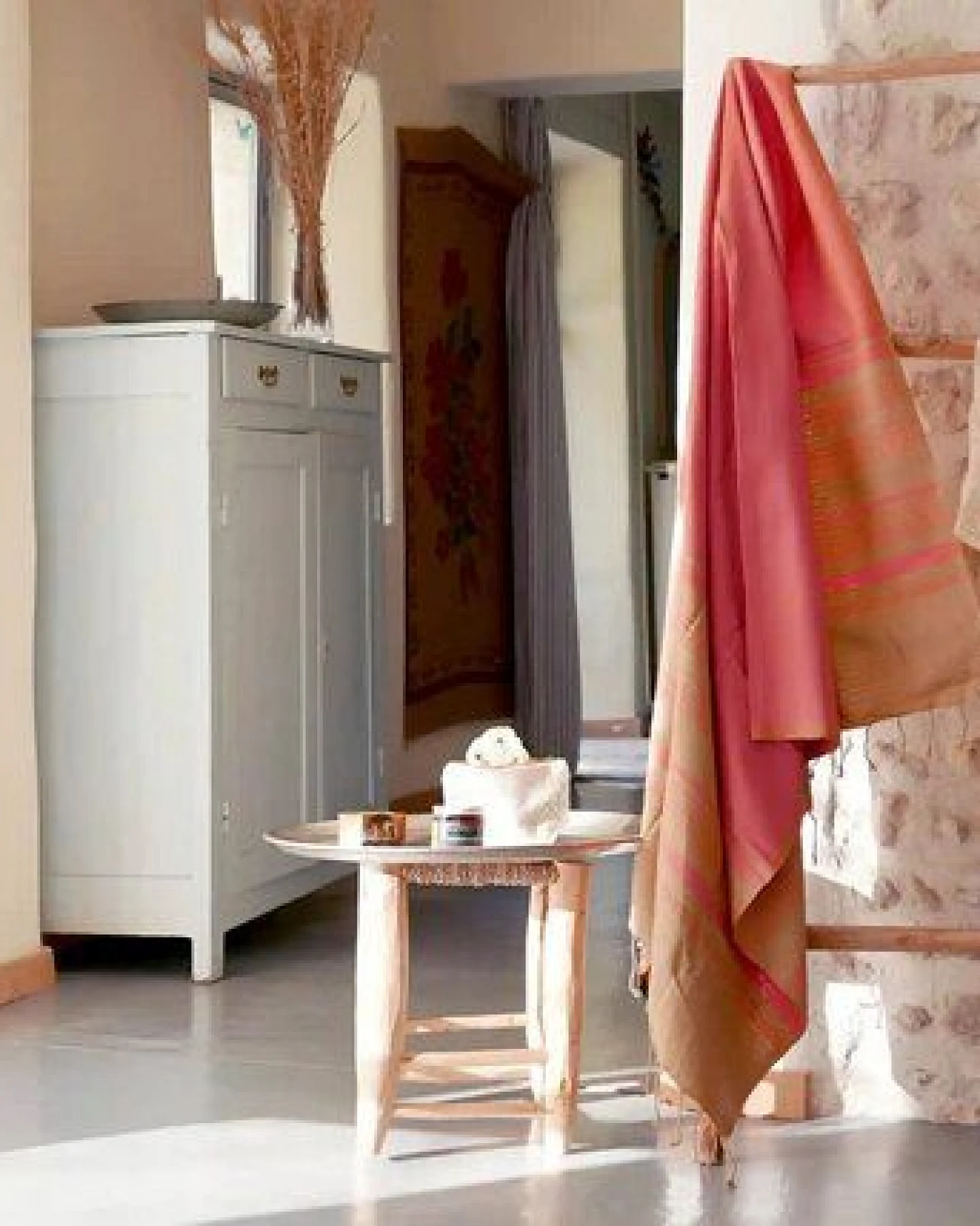 Karawan authentic Hamamtuch Fouta "sand" aus Biobaumwolle, 100 × 200 cm – Ansicht 4