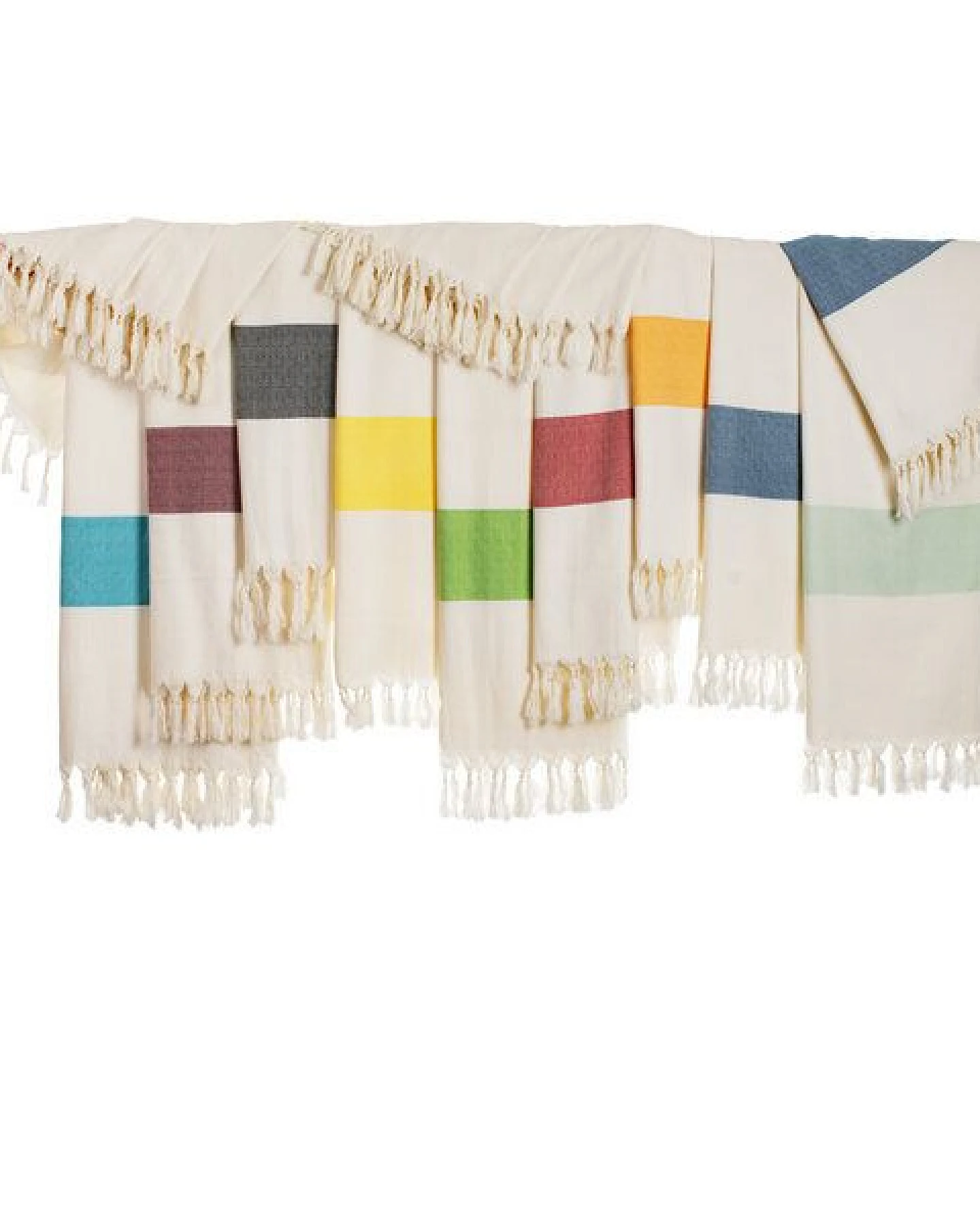 HängemattenGlück Hamamtuch/Strandtuch, handgewebt, flauschig, Bio-Baumwolle, GOTS-zertifiziert, 100x180cm – Ansicht 2