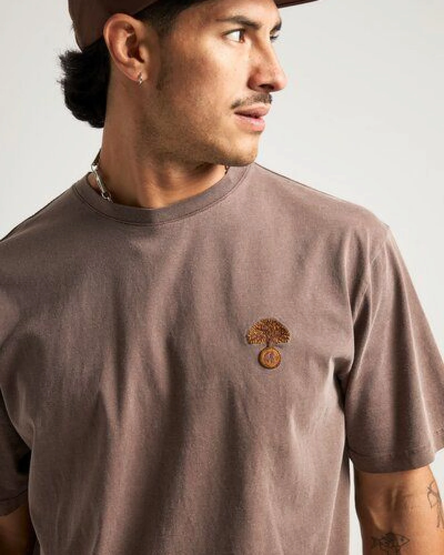 Trendsplant Fafe Pigment T-Shirt Chestnut – Ansicht 3