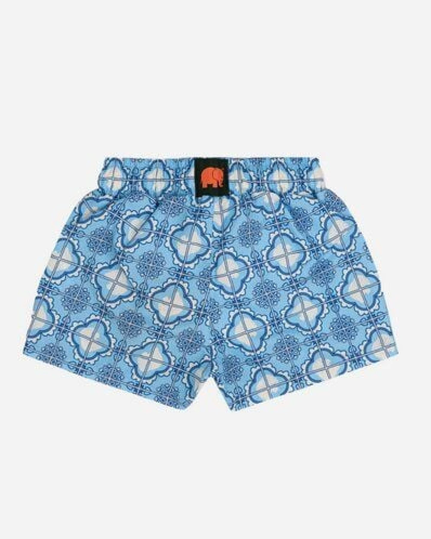 Trendsplant Tiles SEAQUAL®YARN Kid's Swim Trunks Light Blue – Ansicht 2