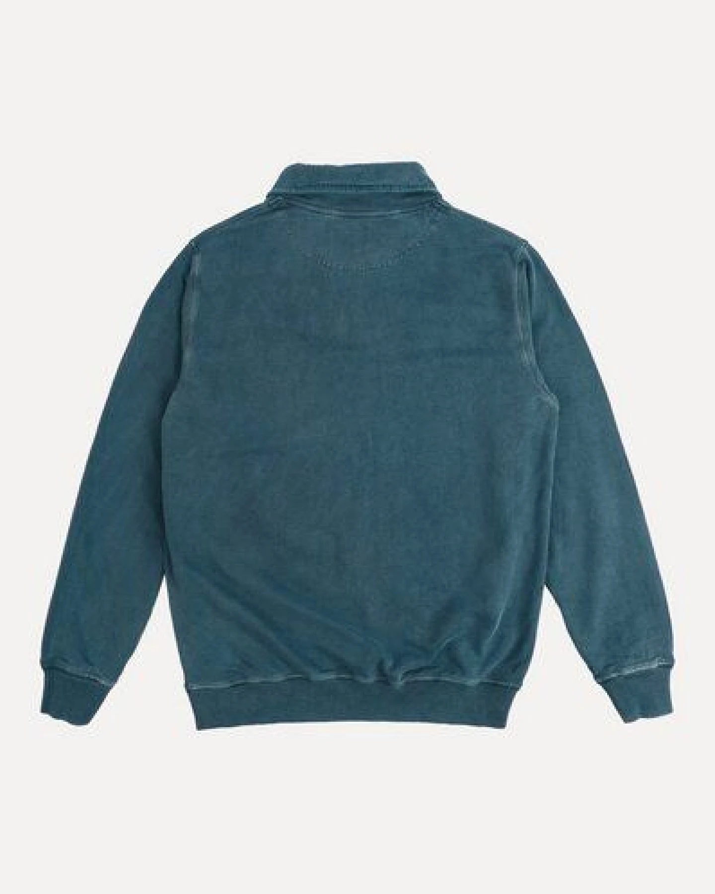 Trendsplant Sauce Pigment Dyed Quarter Zip Sweatshirt Elm Green – Ansicht 4
