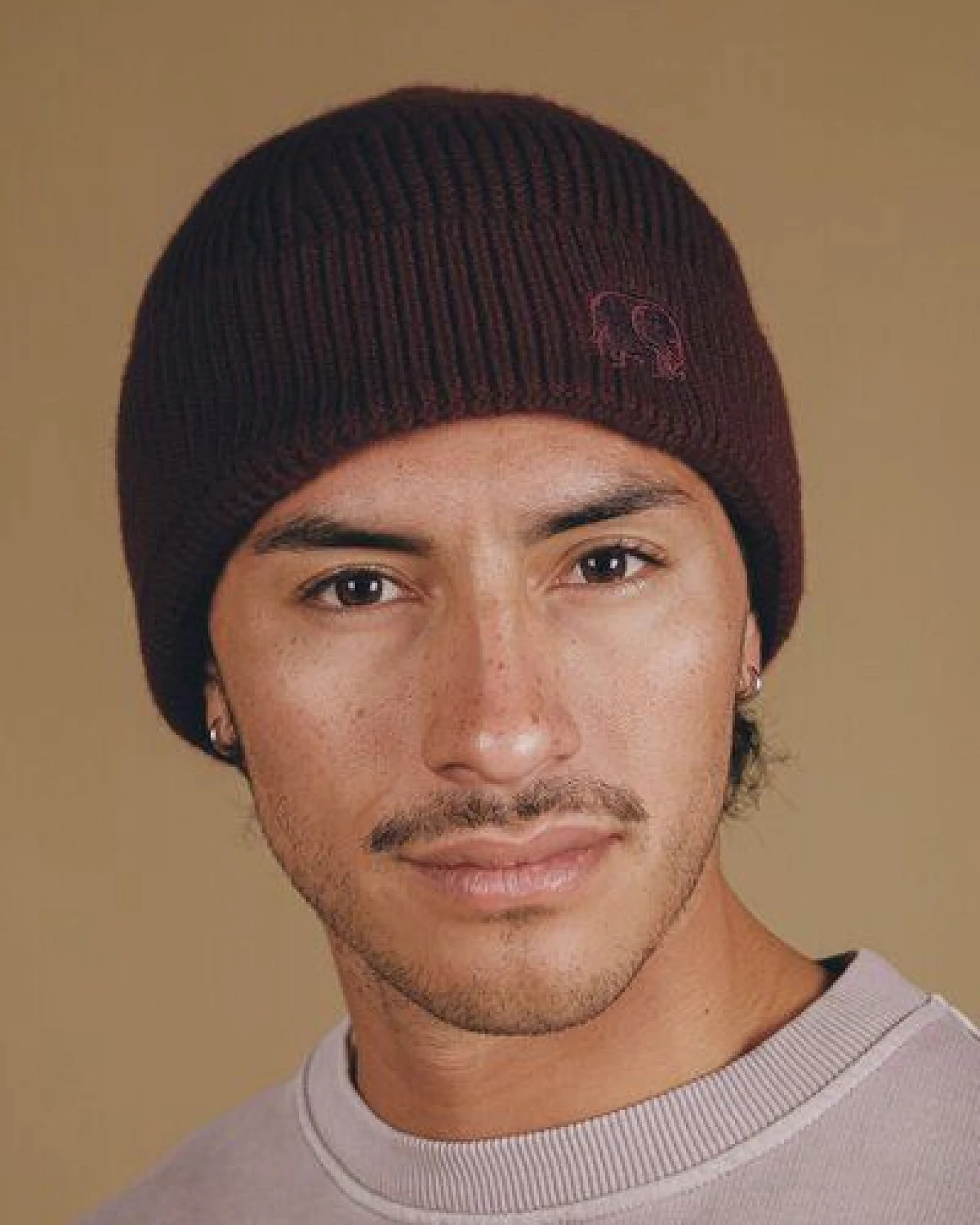Trendsplant Safor Rib Knit Beanie Burgundy – Ansicht 2
