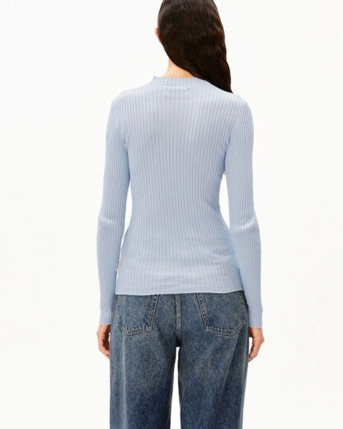 ARMEDANGELS ALAANIA Damen Pullover Slim Fit aus Bio-Baumwolle – Ansicht 2