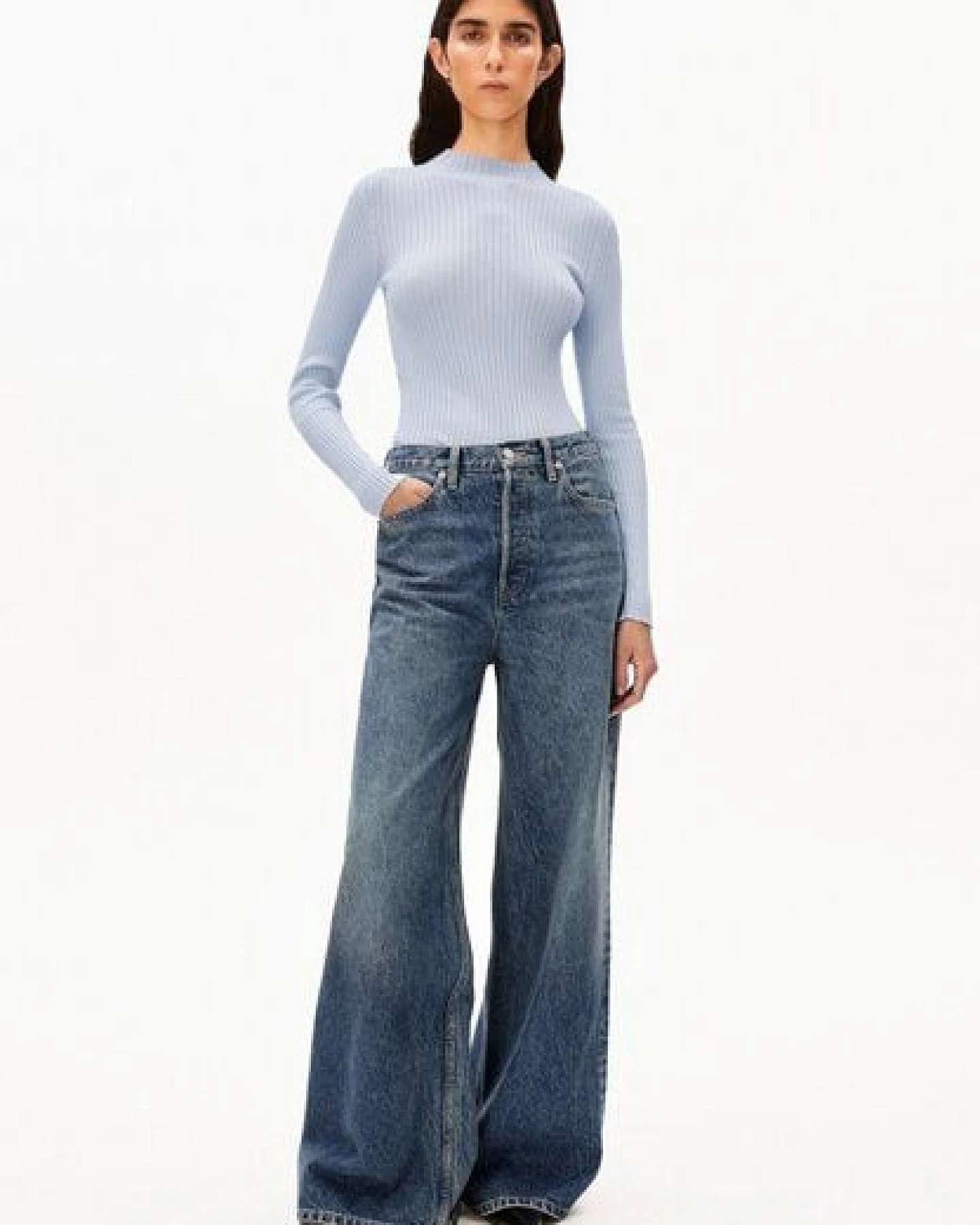 ARMEDANGELS ALAANIA Damen Pullover Slim Fit aus Bio-Baumwolle – Ansicht 4