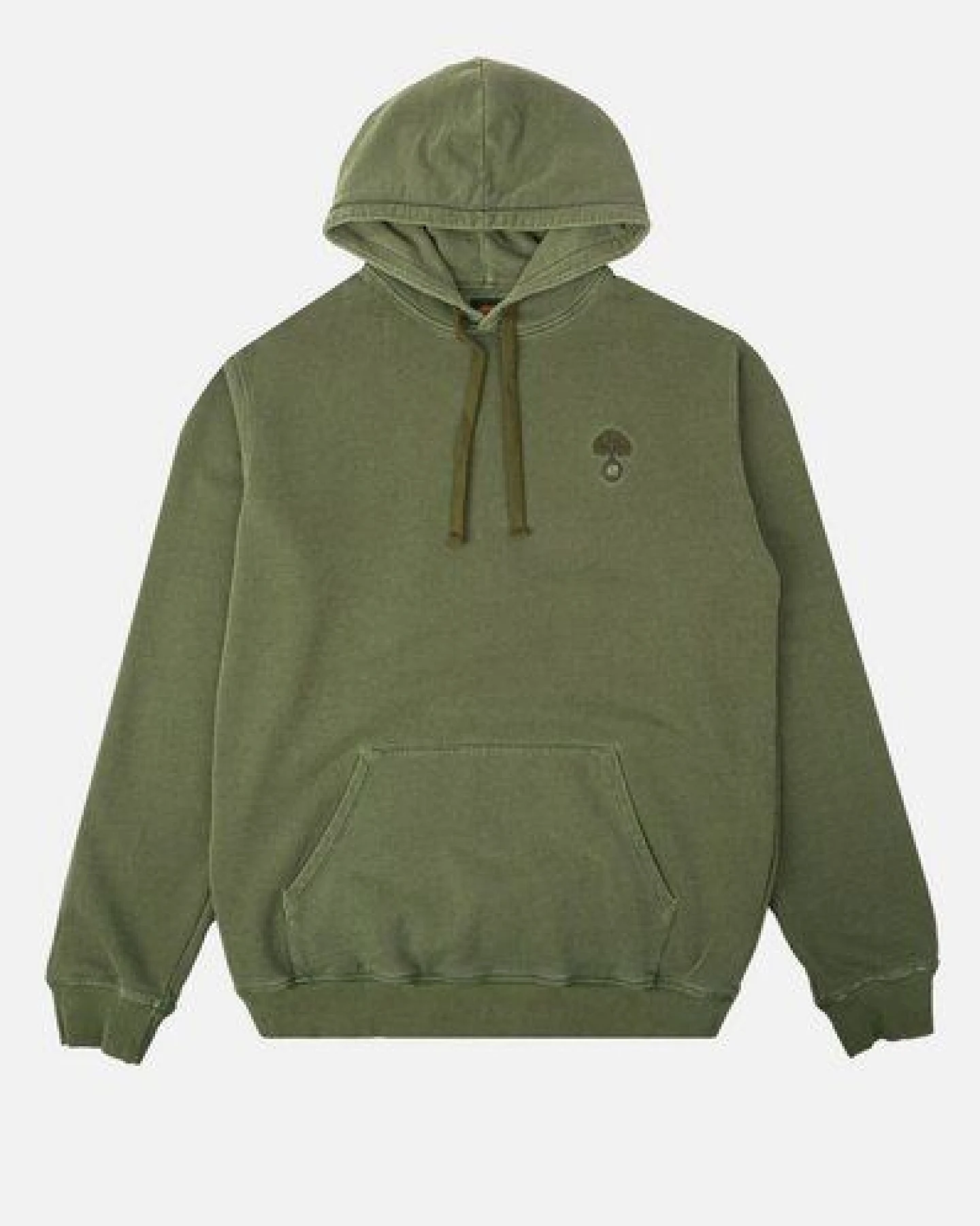 Trendsplant Aroes Pigment Heavyweight Hoodie Oak Green – Ansicht 2