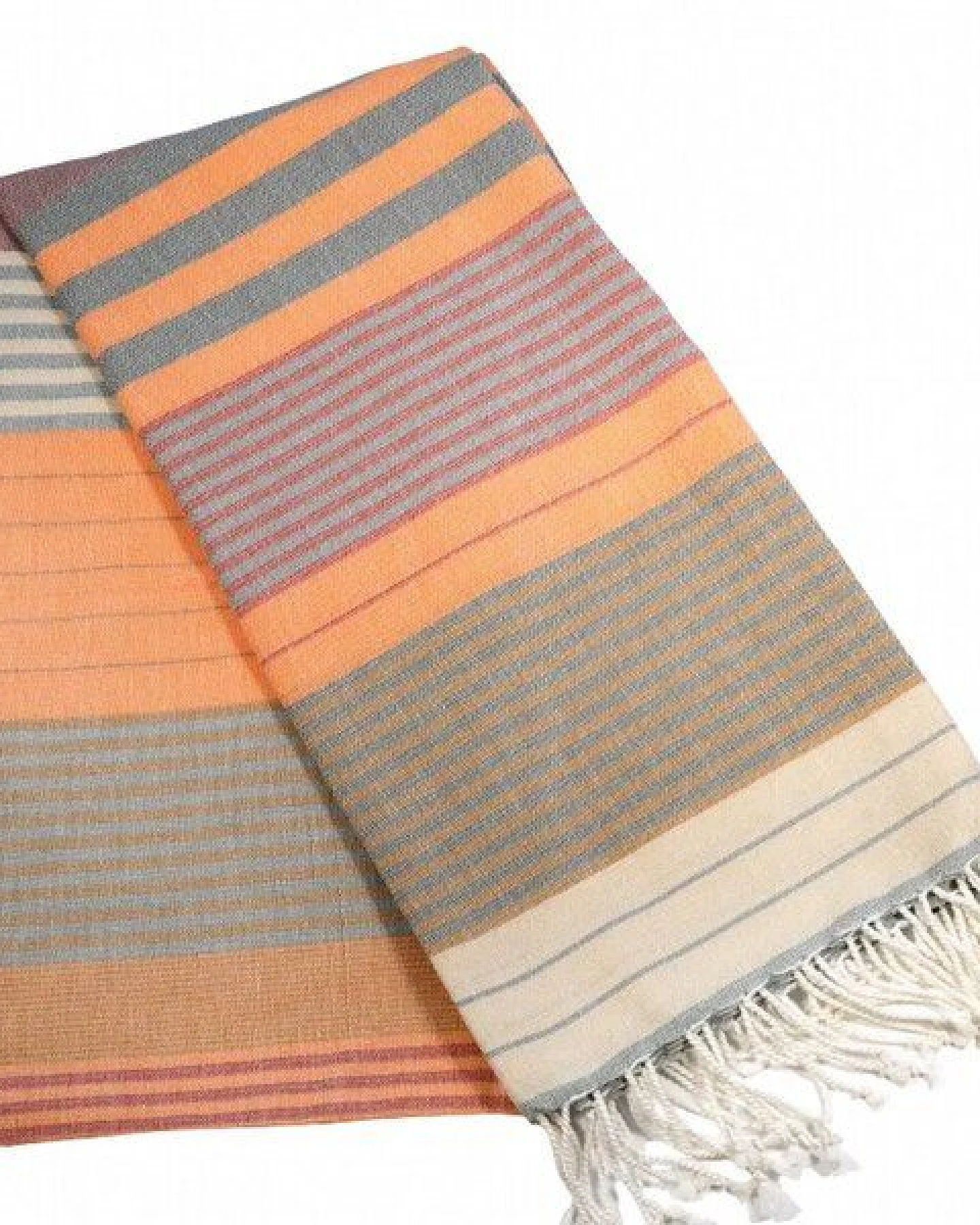Karawan authentic Fouta SUD (Peshtamal) aus Bio-Baumwolle, 100 x 200cm – Ansicht 2