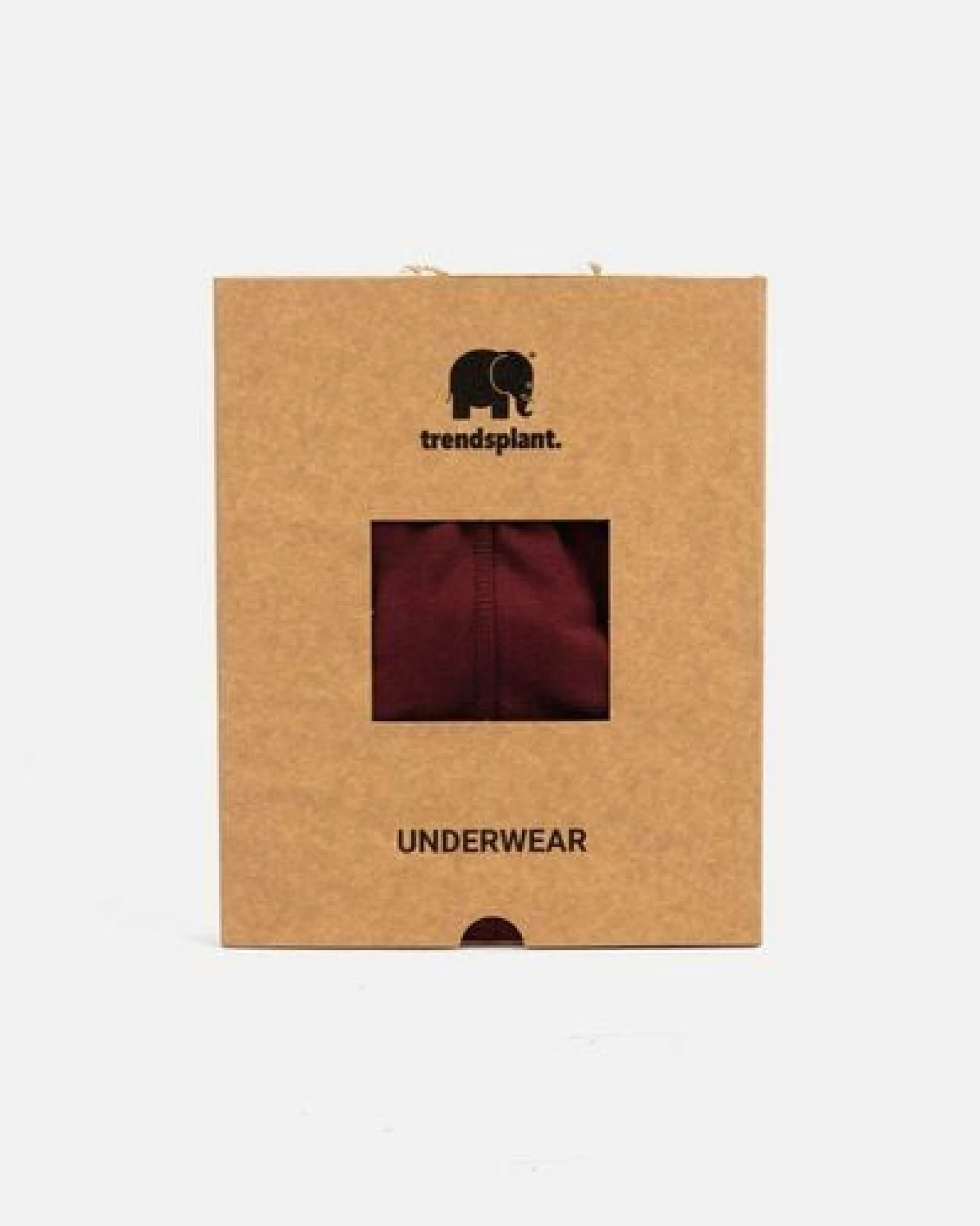 Trendsplant Organic Essential Boxer Briefs Burgundy – Ansicht 3
