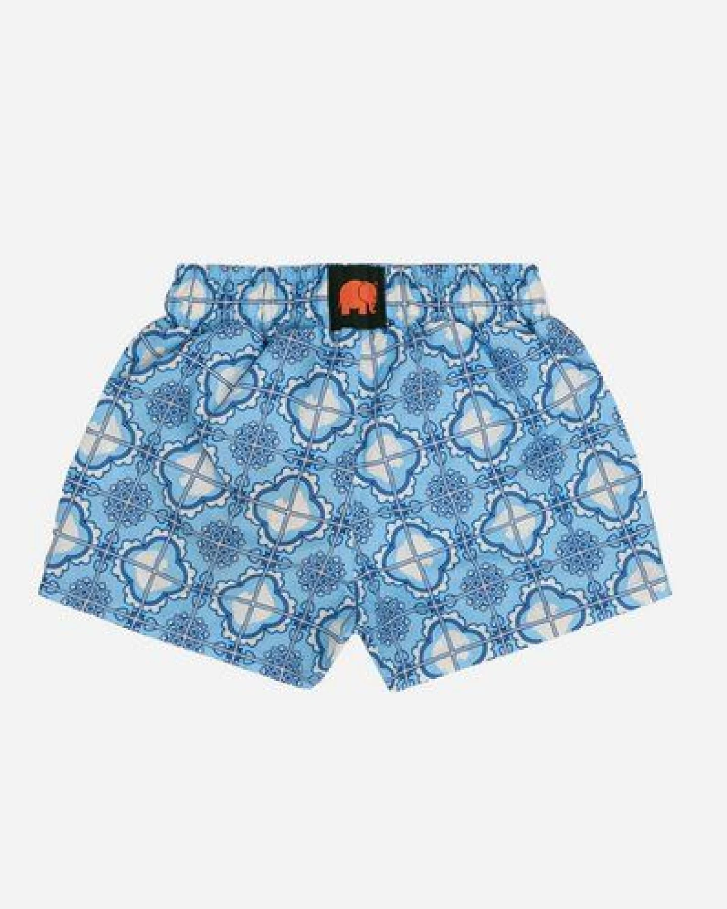 Trendsplant Tiles SEAQUAL®YARN Kid's Swim Trunks Light Blue – Ansicht 2