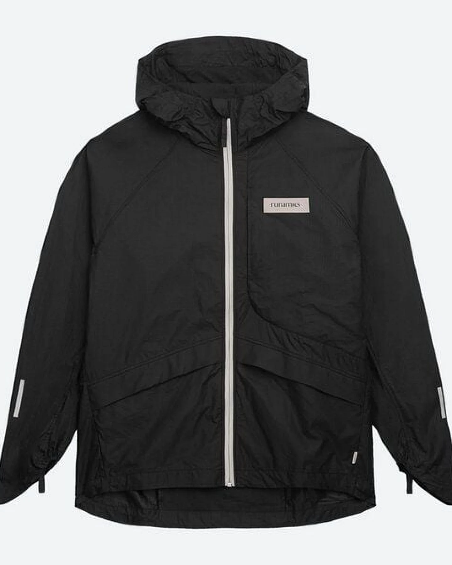 runamics OrganicShade Laufjacke, unisex, schwarz – Ansicht 2