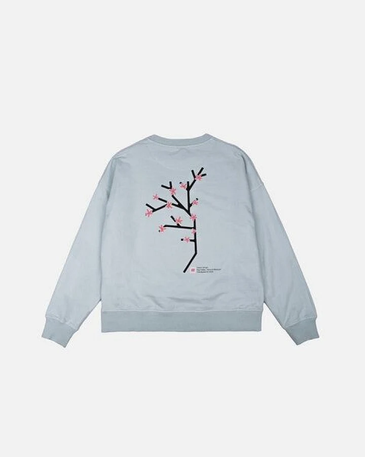 Trendsplant Women's Orba Oversized Sweater Spring Sky