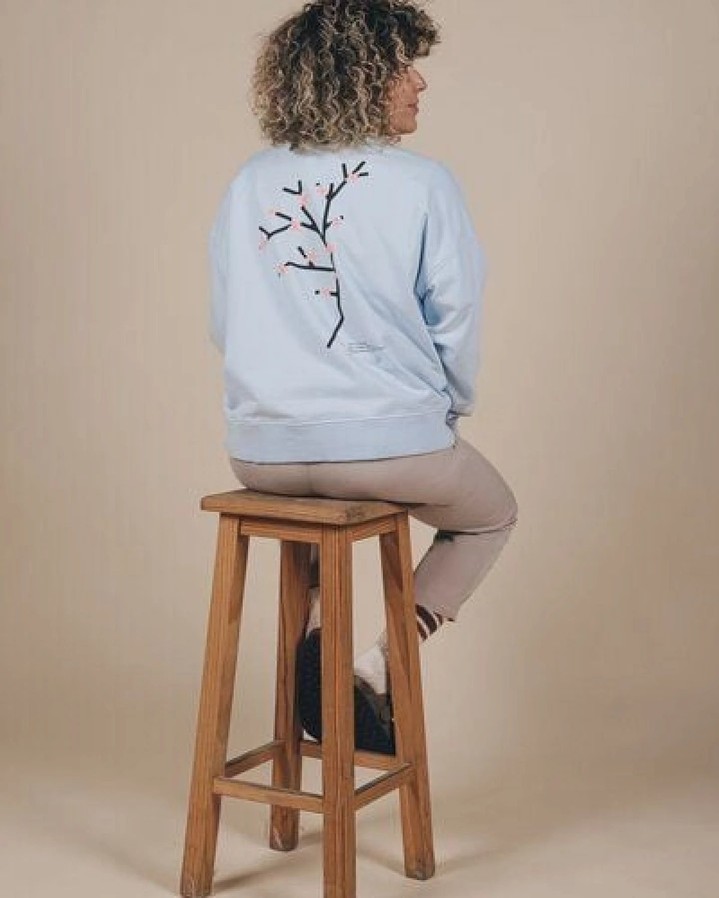 Trendsplant Women's Orba Oversized Sweater Spring Sky – Ansicht 2