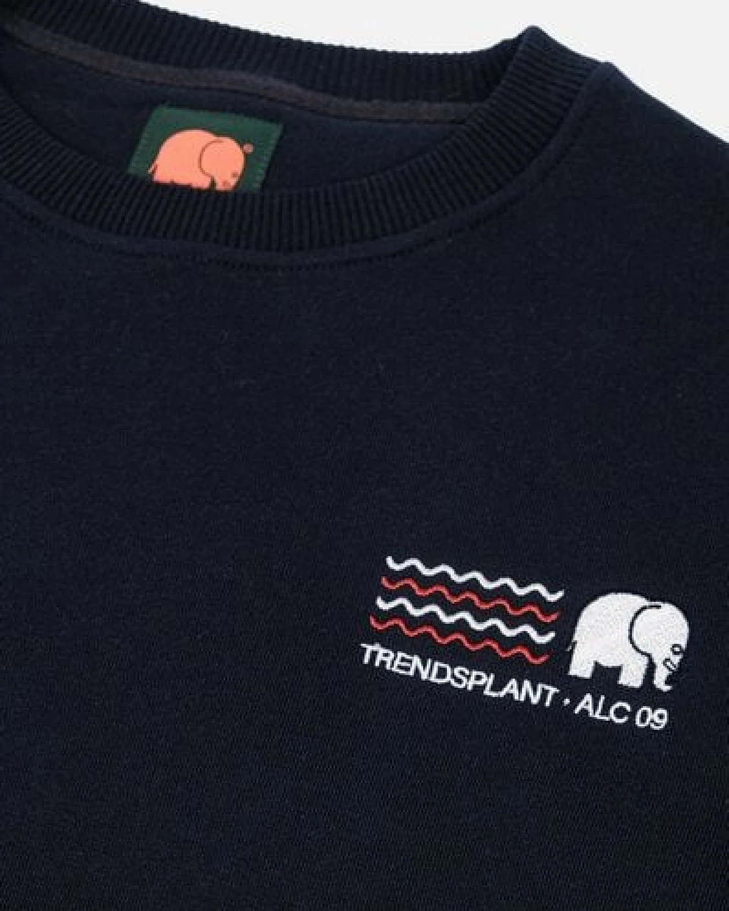Trendsplant Explanada Organic Sweatshirt Blue – Ansicht 3