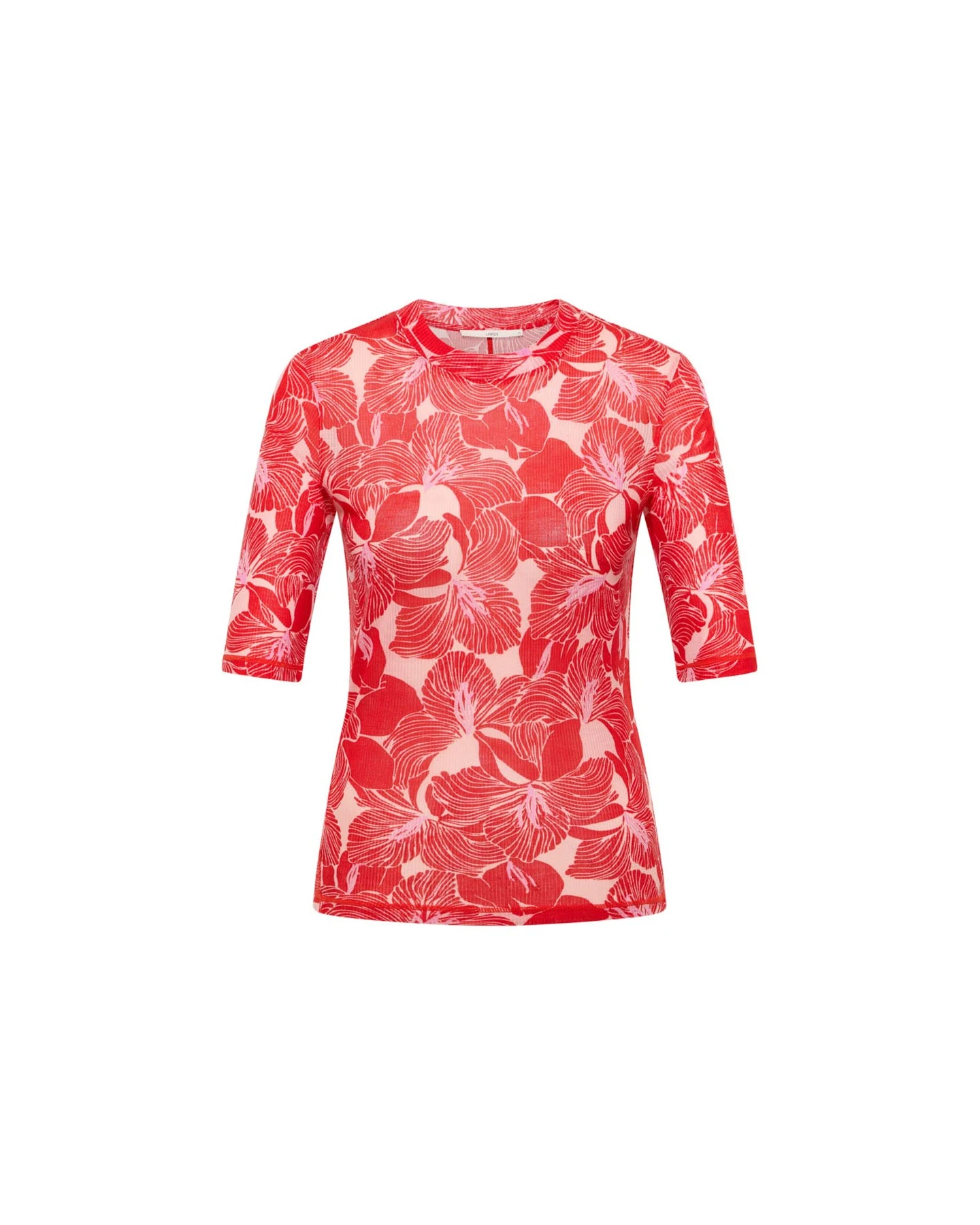 T-Shirt Stehkragen Print Bloom – Ansicht 5