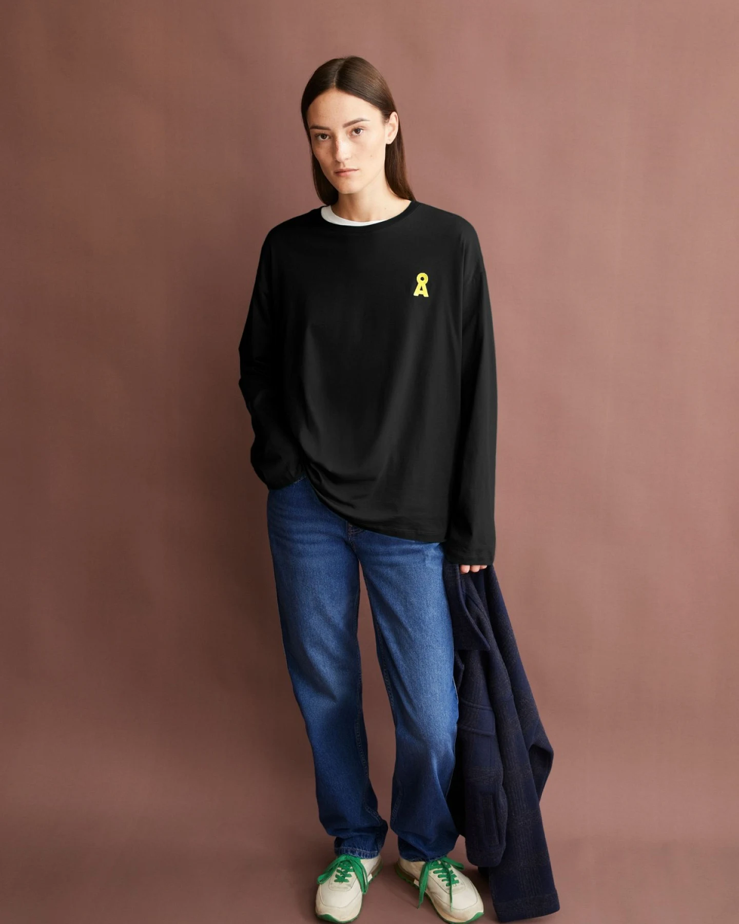 Longsleeve Fietaa Iconic Å Schwarz – Ansicht 2