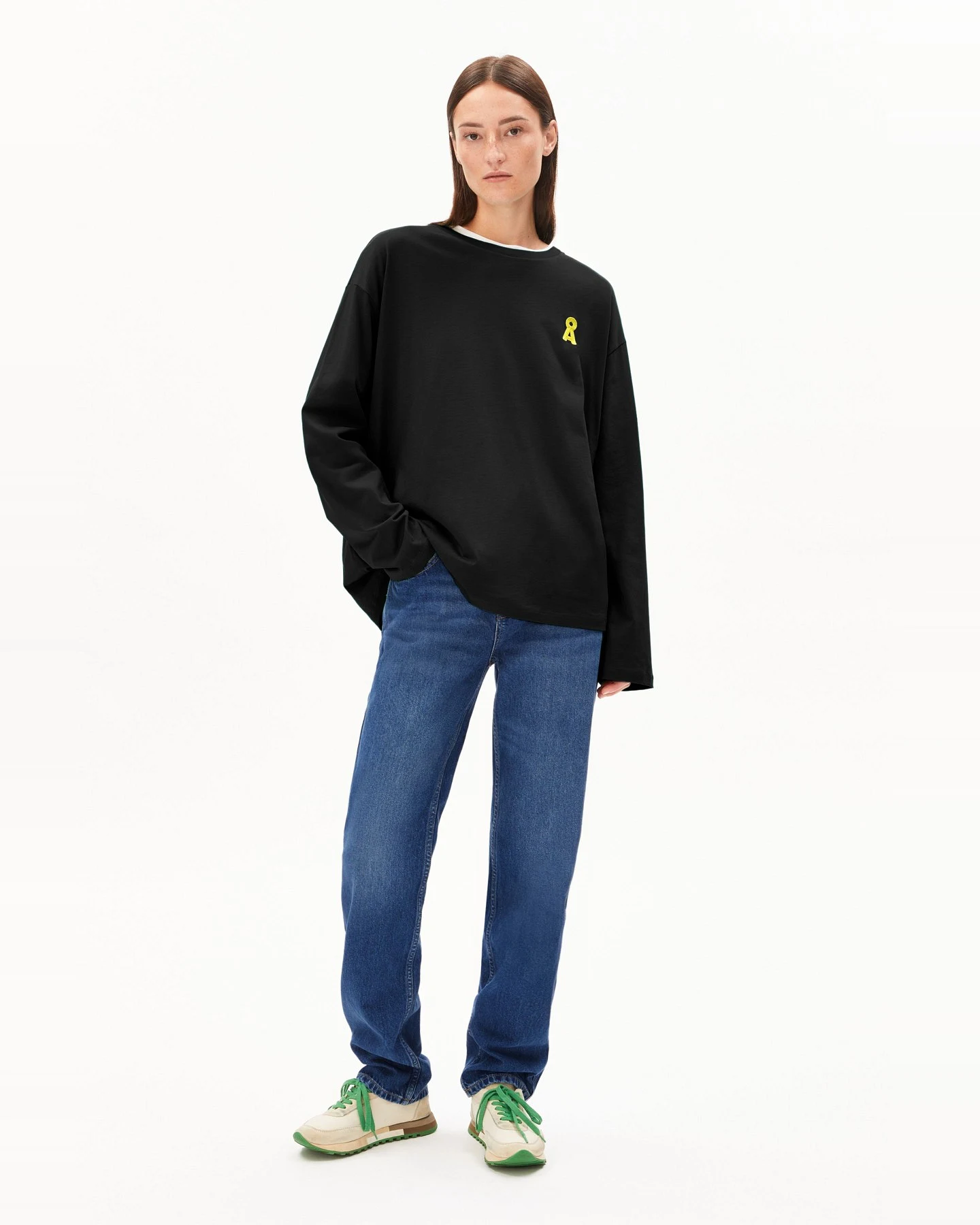 Longsleeve Fietaa Iconic Å Schwarz – Ansicht 3