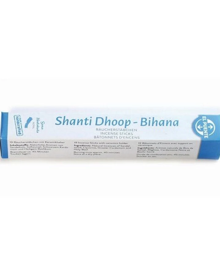 El Puente Räucherstäbchen "Shanti Dhoop - Bihana"