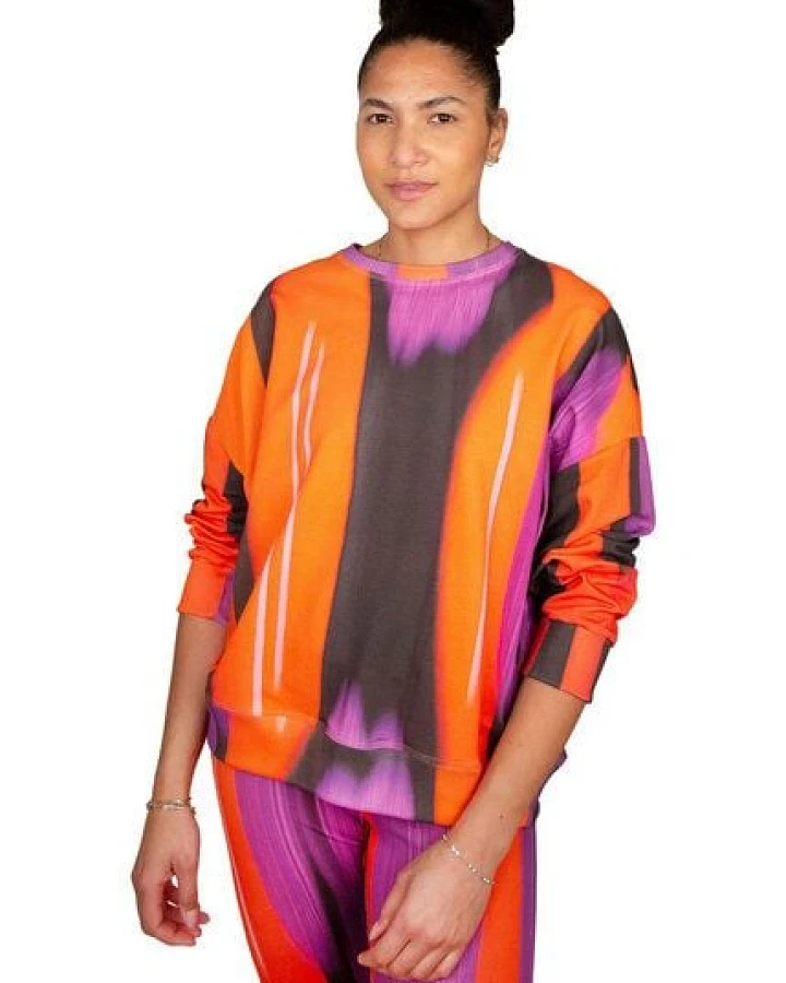 ÆVRIL Unisex Sweatshirt // Floripa Print // Bio-Baumwolle