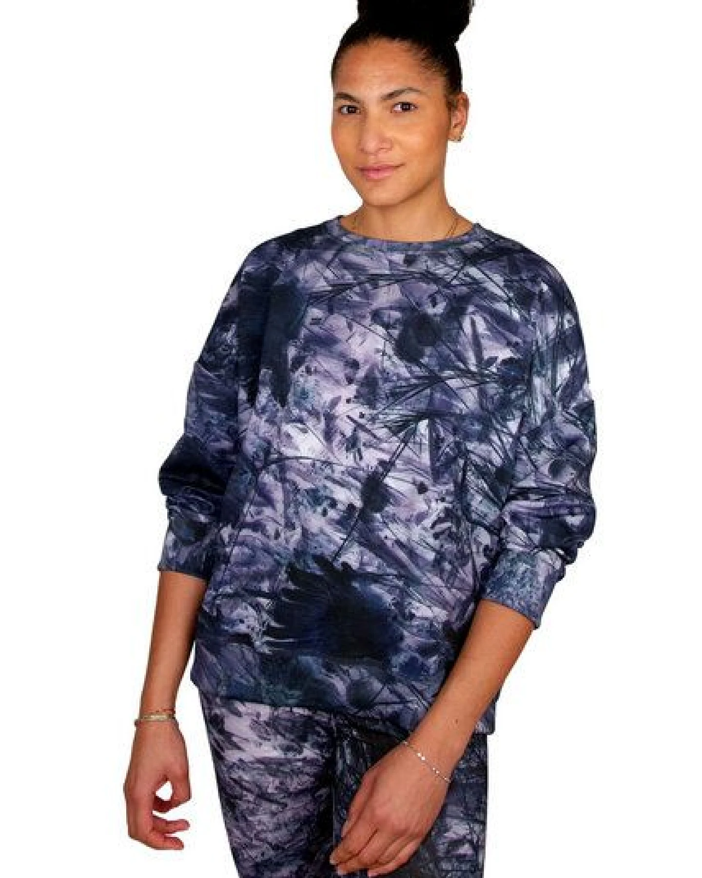 ÆVRIL Unisex Sweatshirt // Tobiume Print // Bio-Baumwolle – Ansicht 2