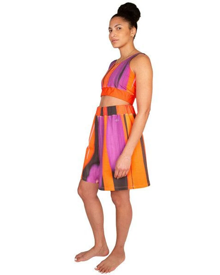 ÆVRIL Unisex Weite Shorts // Floripa Print // Bio-Baumwolle