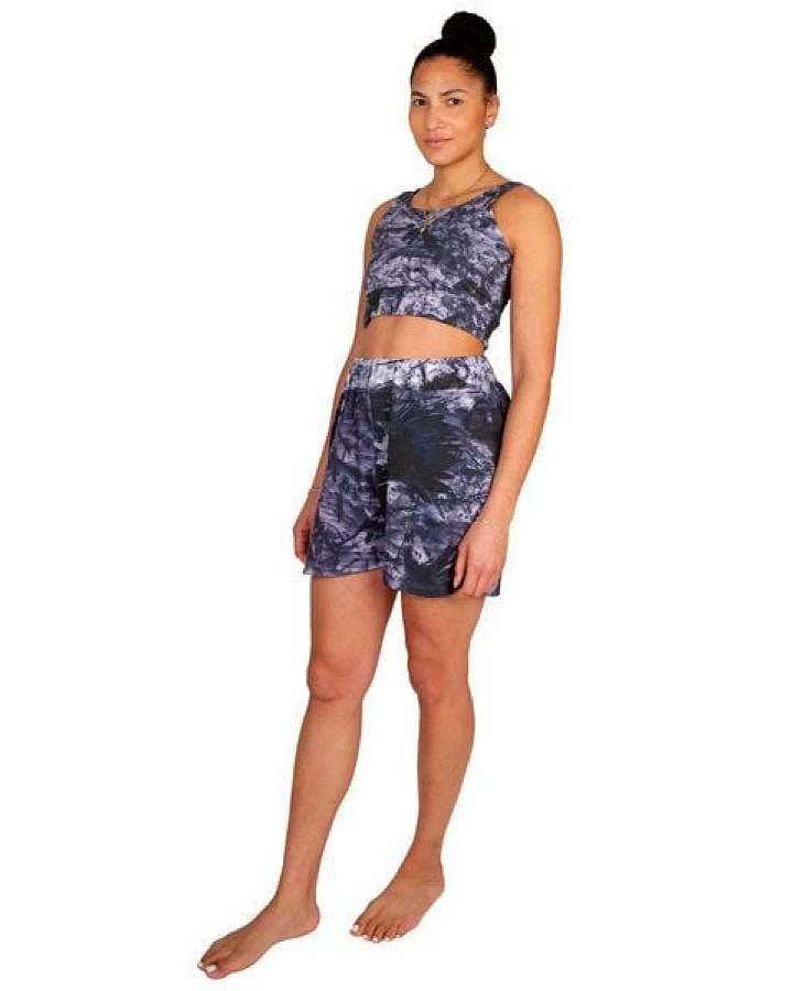 ÆVRIL Unisex Kurze Shorts // Tobiume Print // Bio-Baumwolle