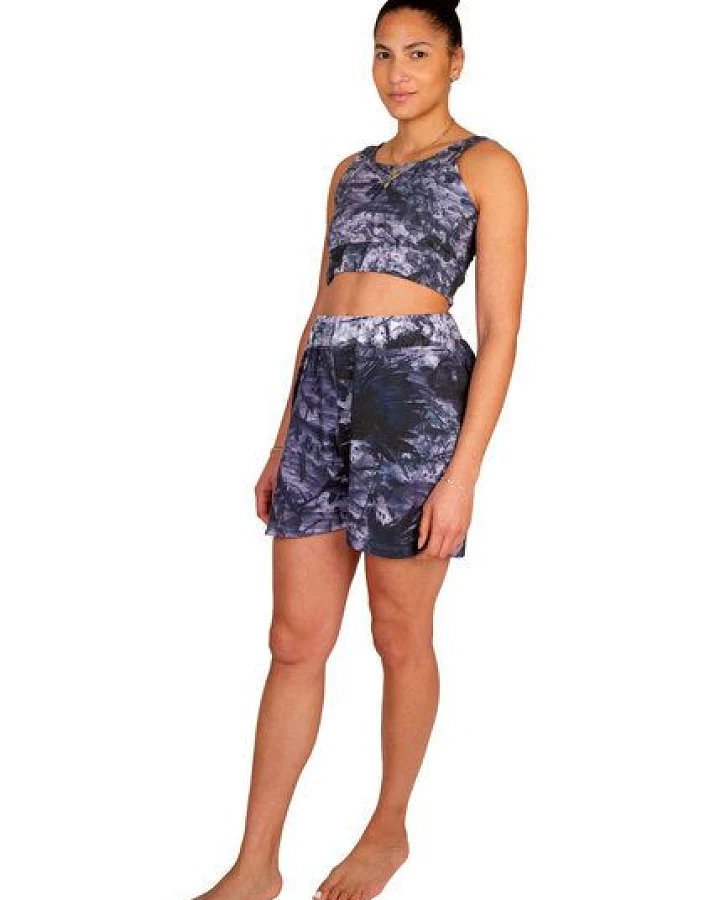 ÆVRIL Unisex Kurze Shorts // Tobiume Print // Bio-Baumwolle