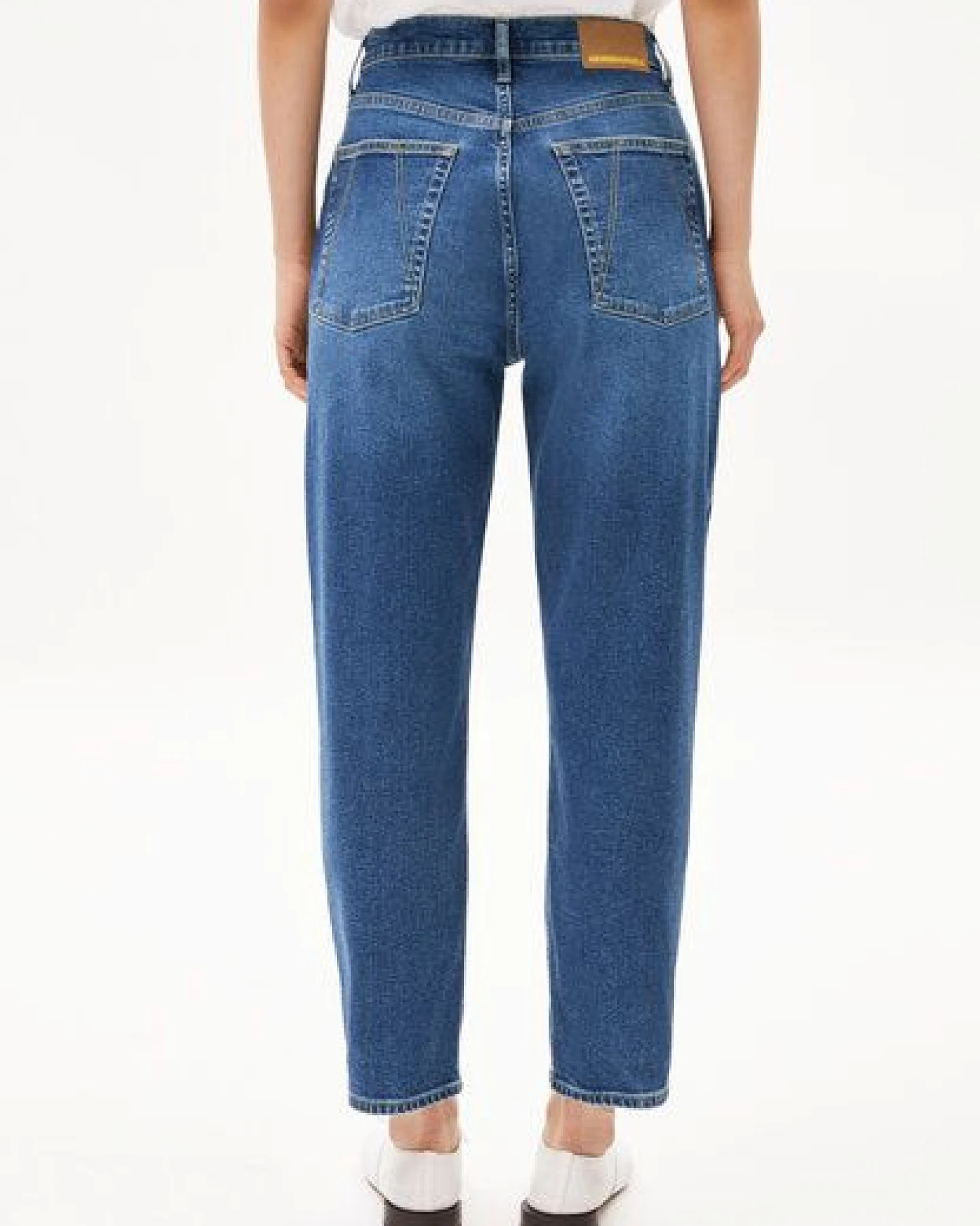 ARMEDANGELS MAIRAA Damen Mom Jeans recycelter Baumwoll Mix Comfort Stretch – Ansicht 2