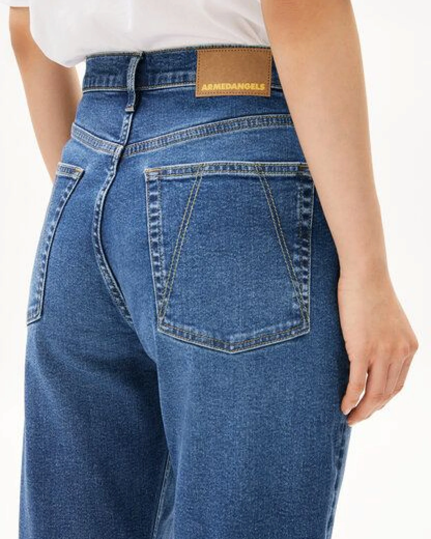 ARMEDANGELS MAIRAA Damen Mom Jeans recycelter Baumwoll Mix Comfort Stretch – Ansicht 3